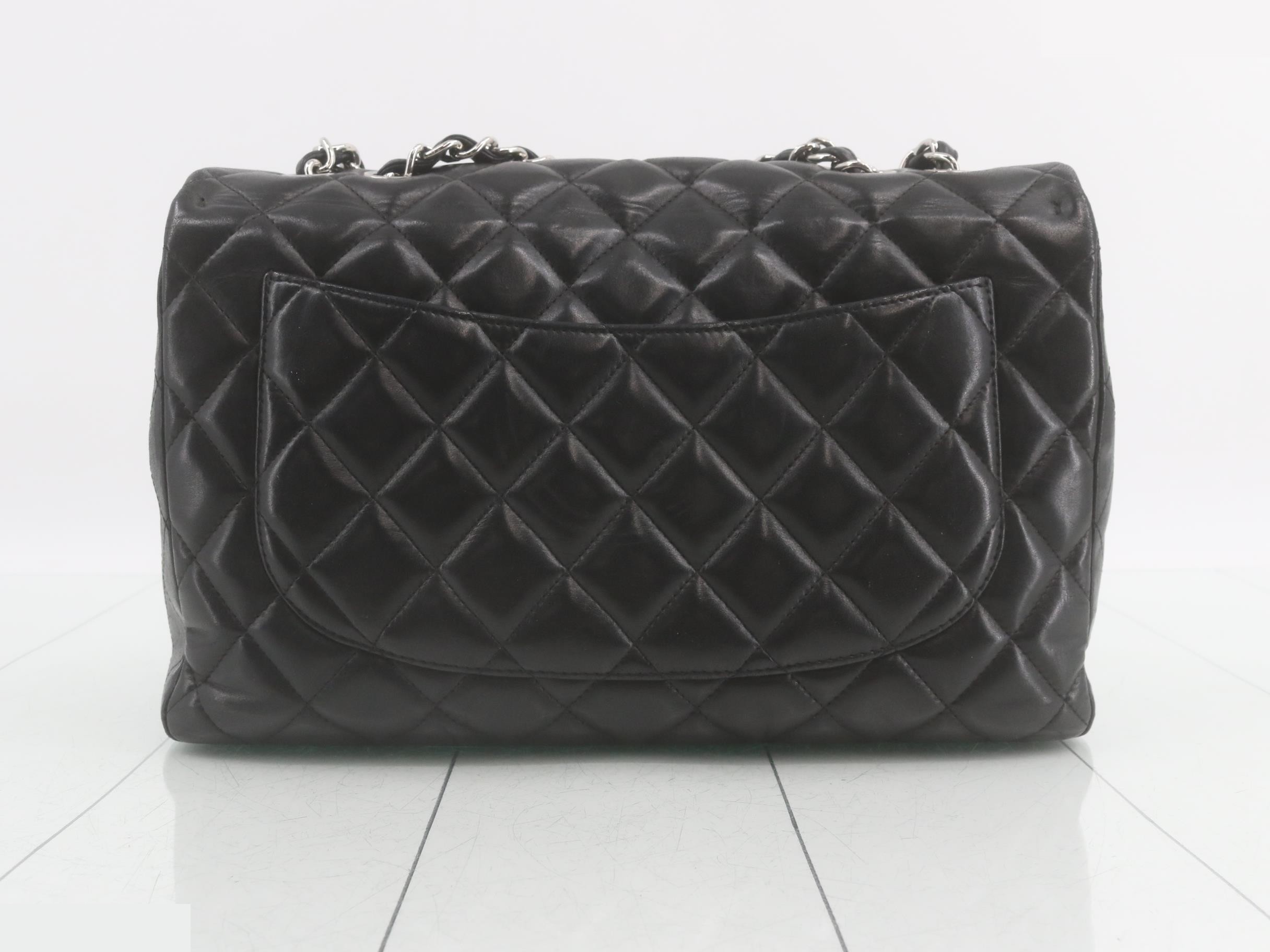 Large Matelassé 30 Lambskin Double Chain Shoulder Bag — view 2