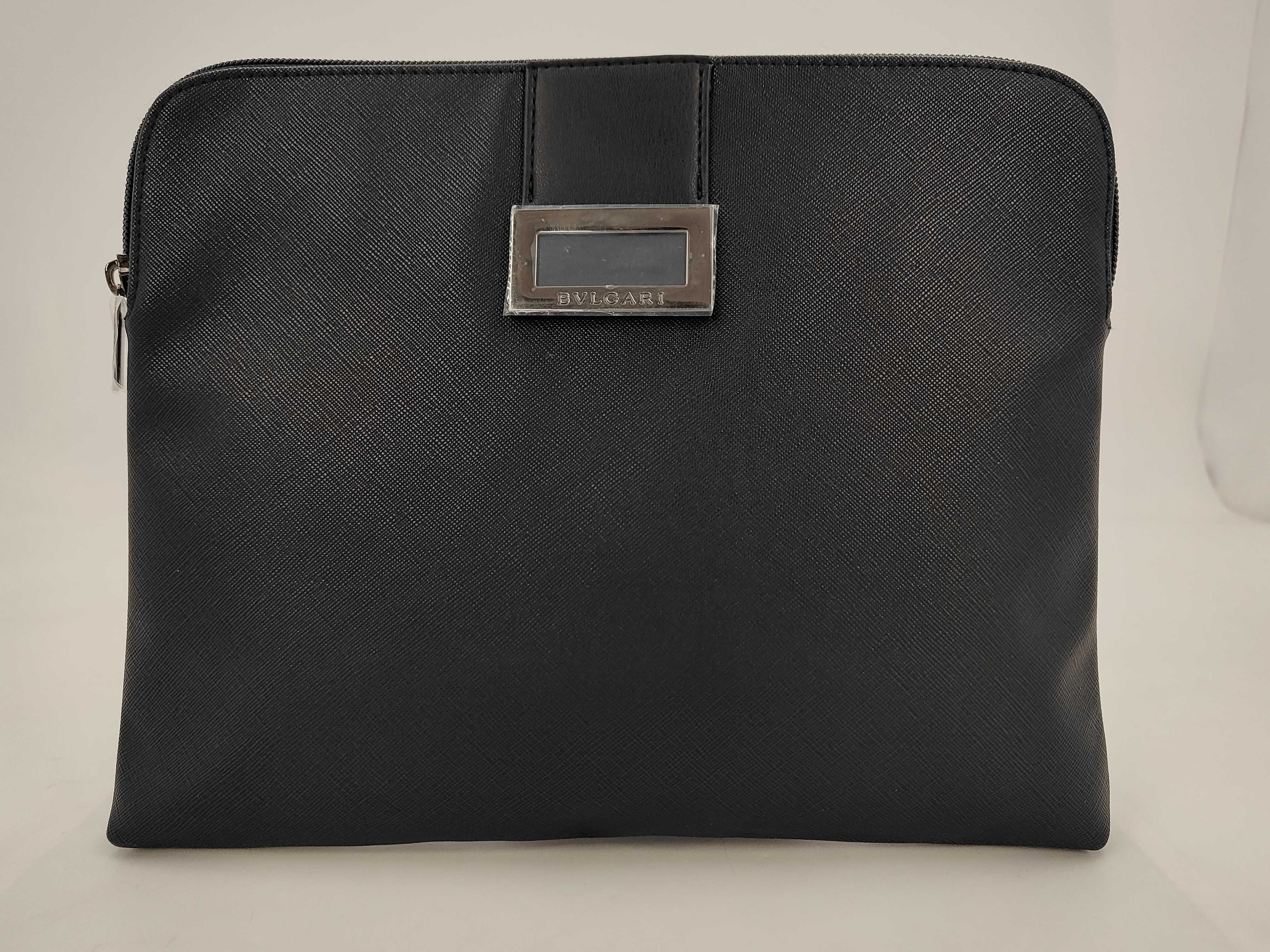 Bulgari Clutch Bag, Black, Second Bag, Novelty Clutch Bag