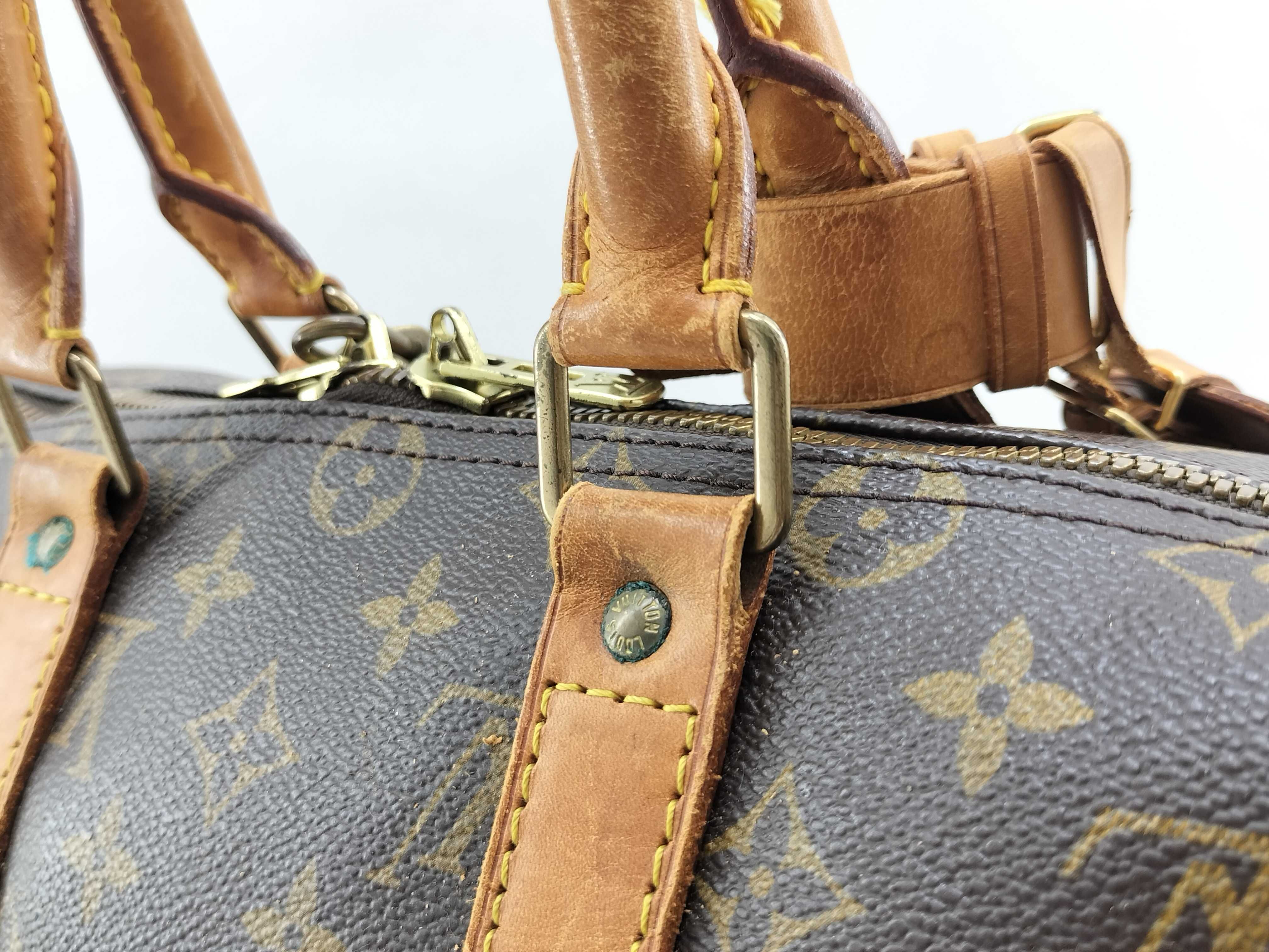Monogram Vuitton Keepall Boston Bag — view 3