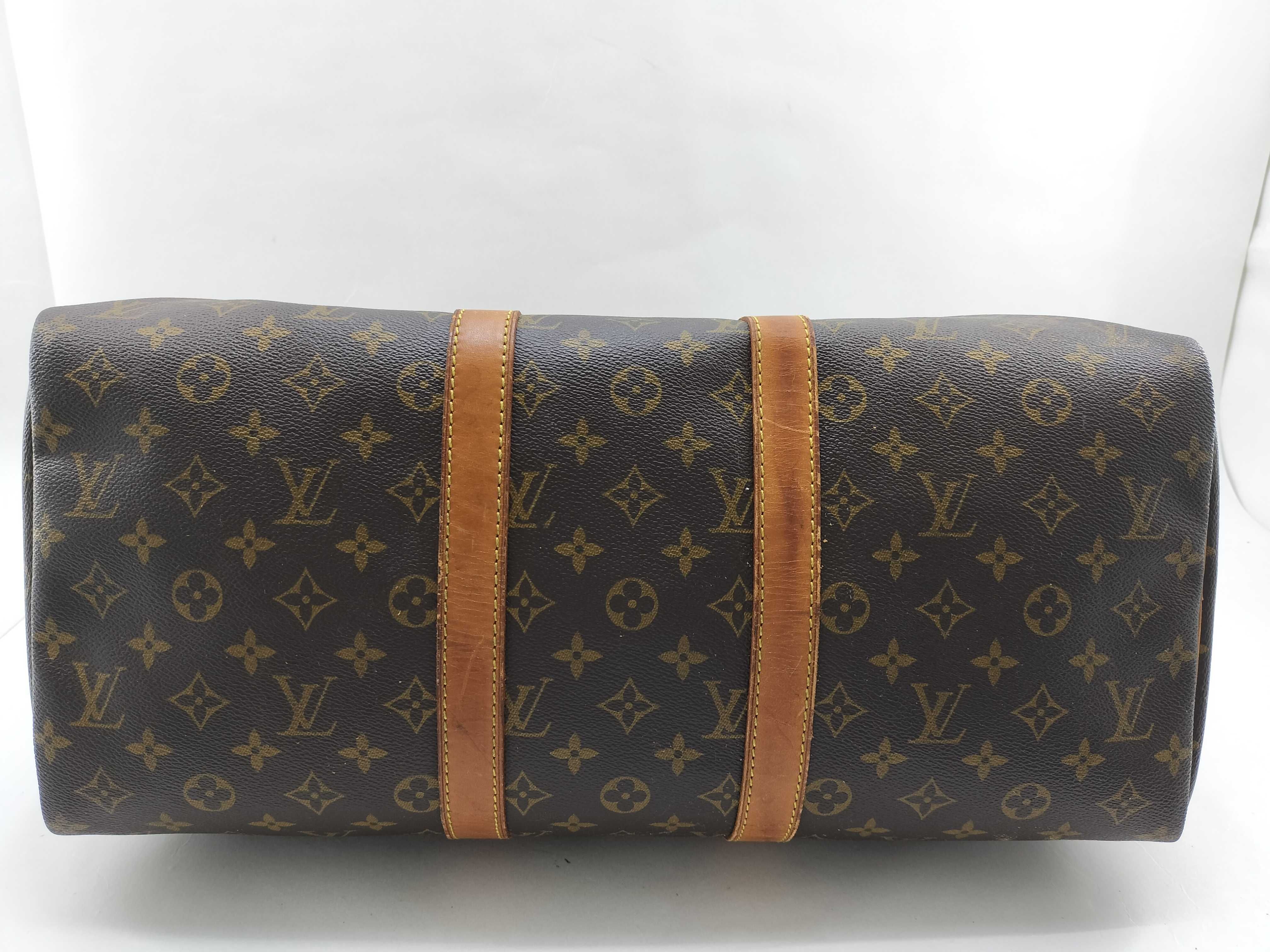 Monogram Vuitton Keepall Boston Bag — view 6