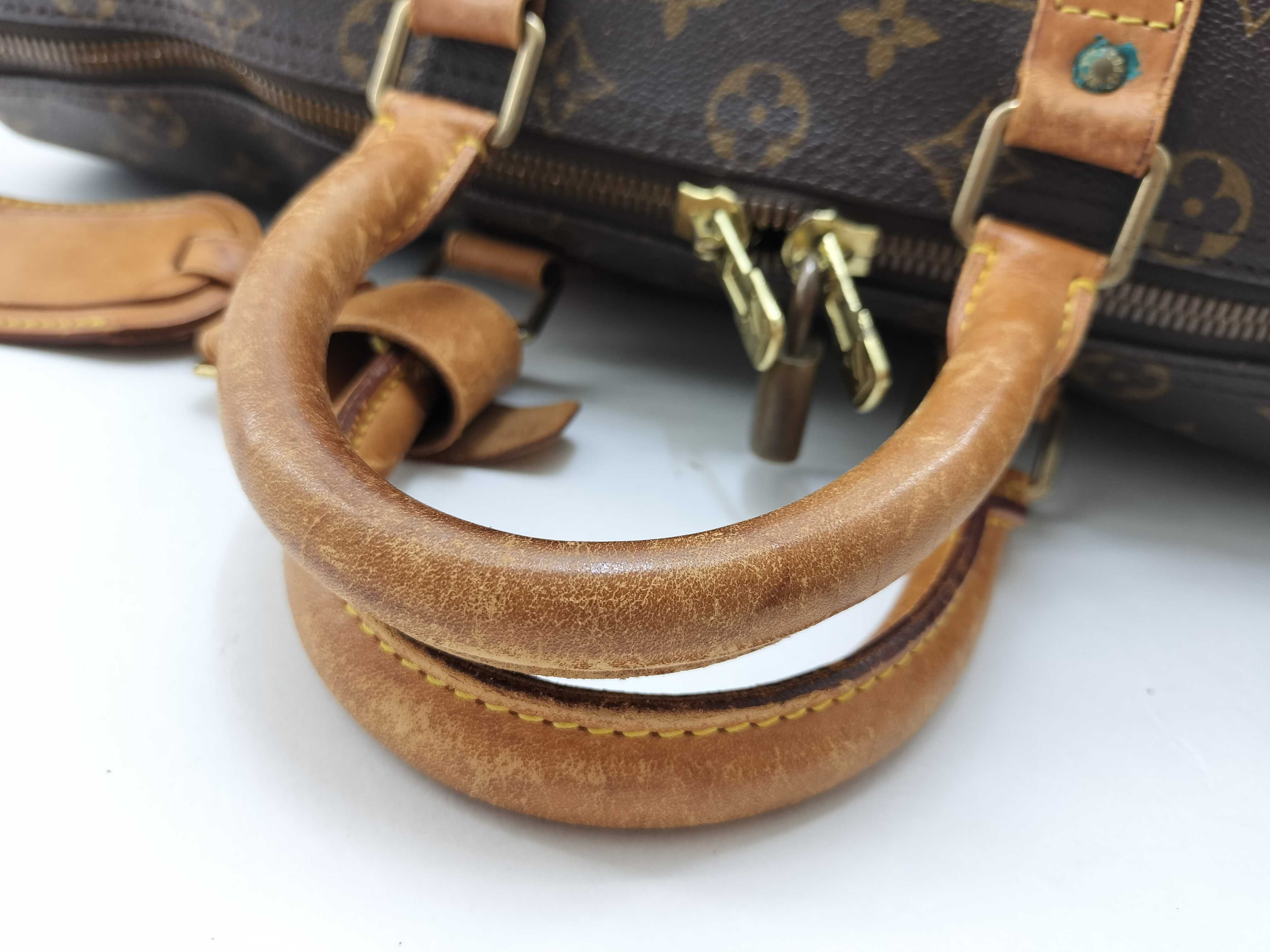 Monogram Vuitton Keepall Boston Bag — view 9