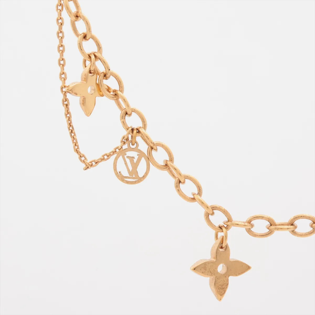 M64855 Collier Blooming OB0179 Necklace, GP Gold. Shows — view 3