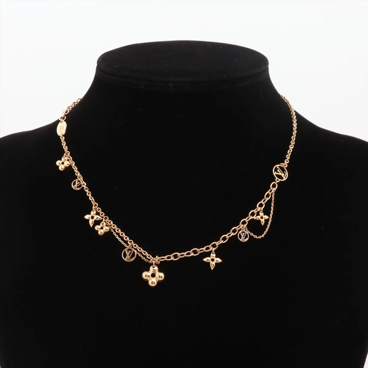 M64855 Collier Blooming OB0179 Necklace, GP Gold. Shows — view 6