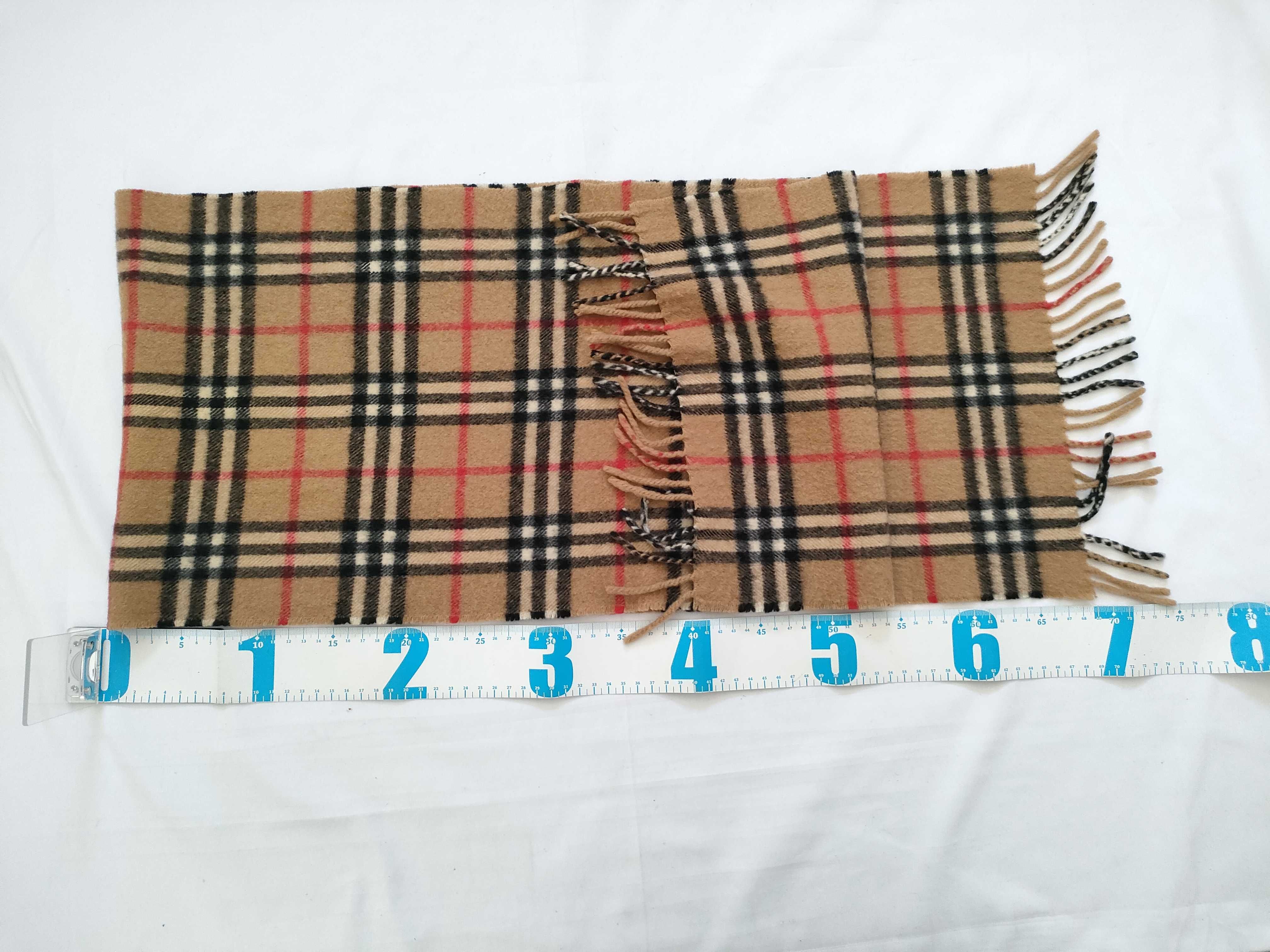 100% Cashmere Scarf, Nova Check Pattern, and other accessories. — view 2