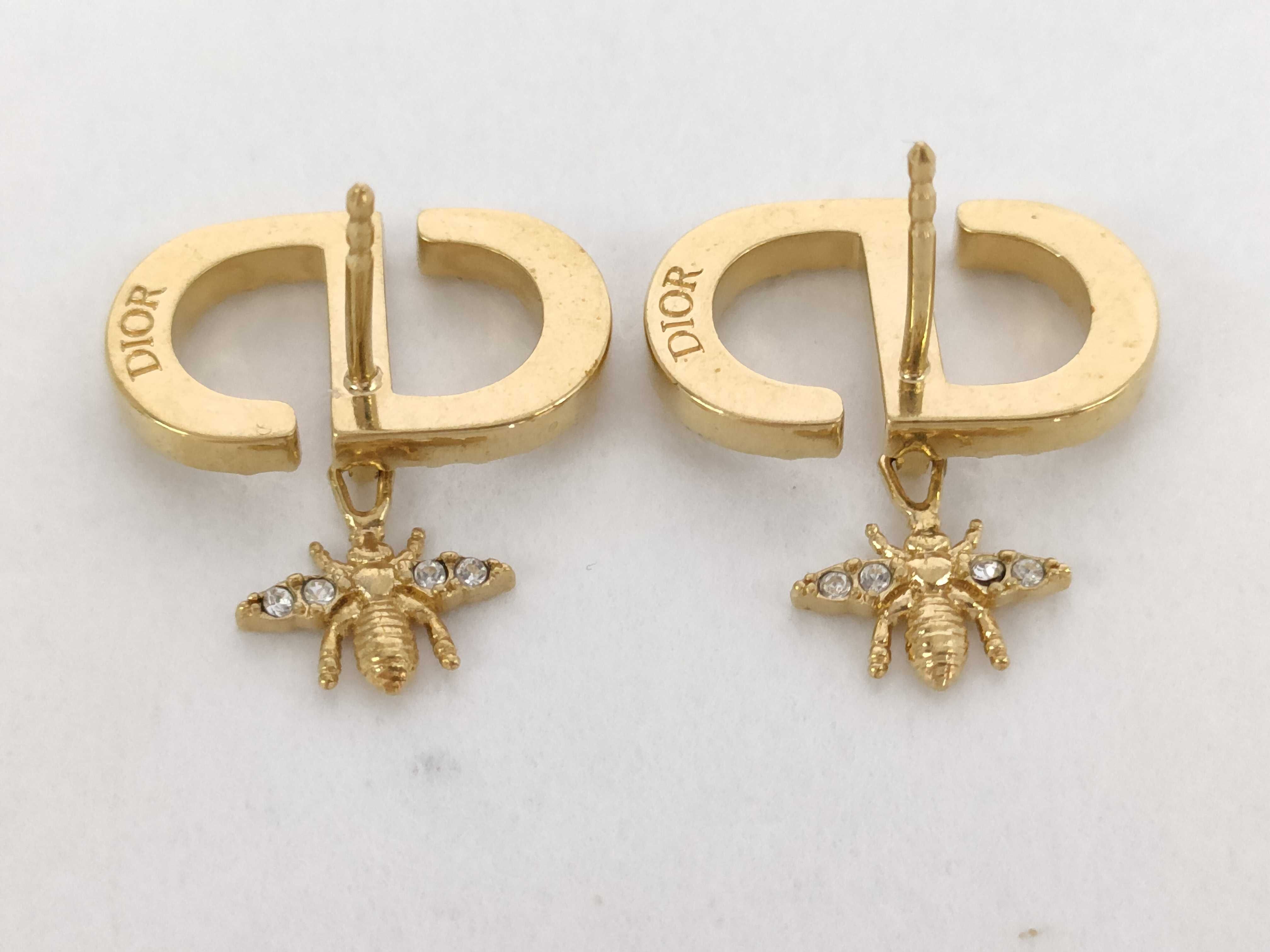 Faux Pearl Rhinestone Earrings — view 5