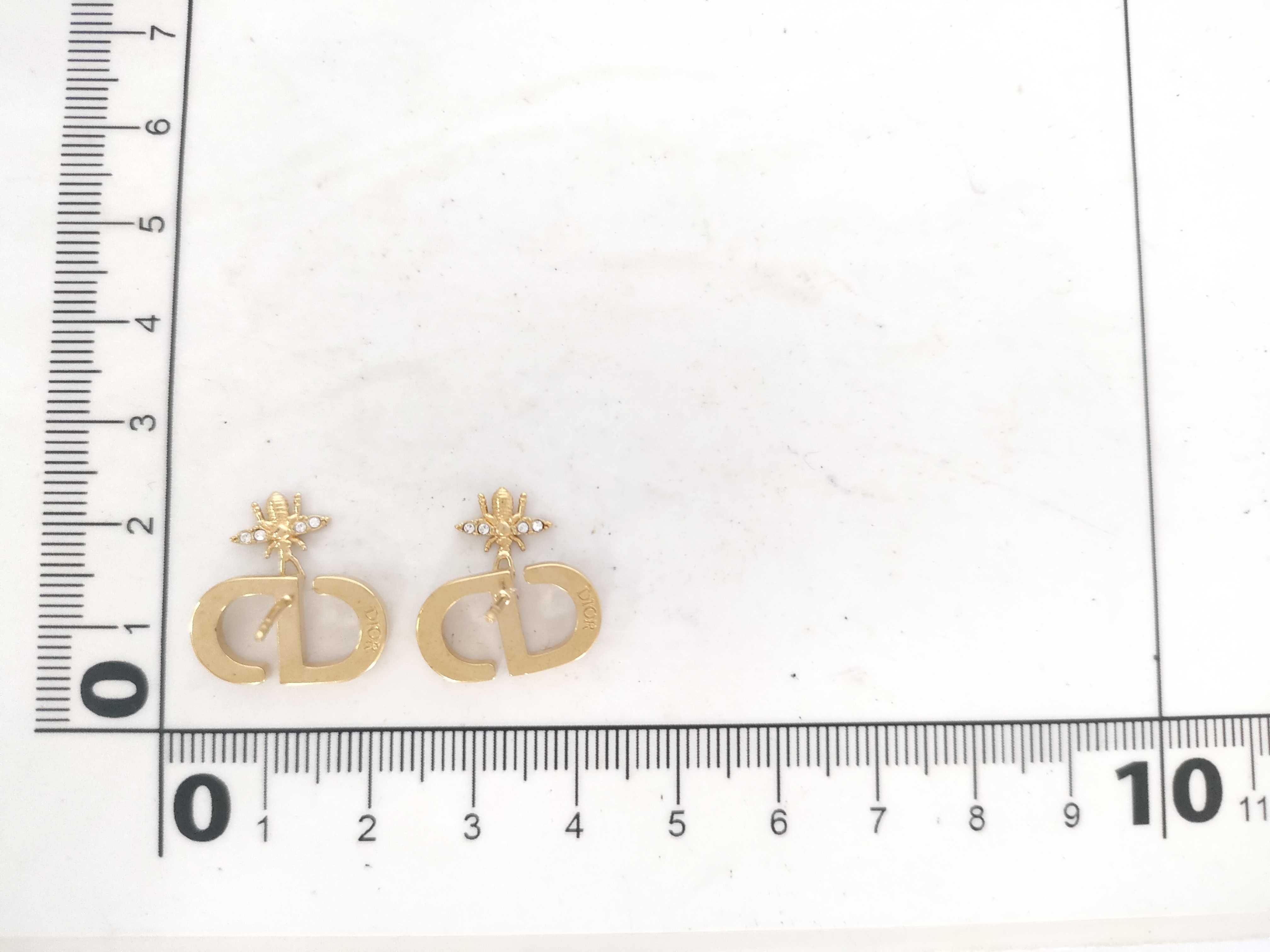 Faux Pearl Rhinestone Earrings — view 7