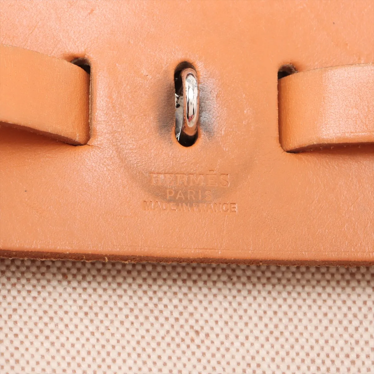 Ale Bag Ad PM Toile Ash x Vash Hunter Beige x Natural Silver Hardware E:2001 — view 9