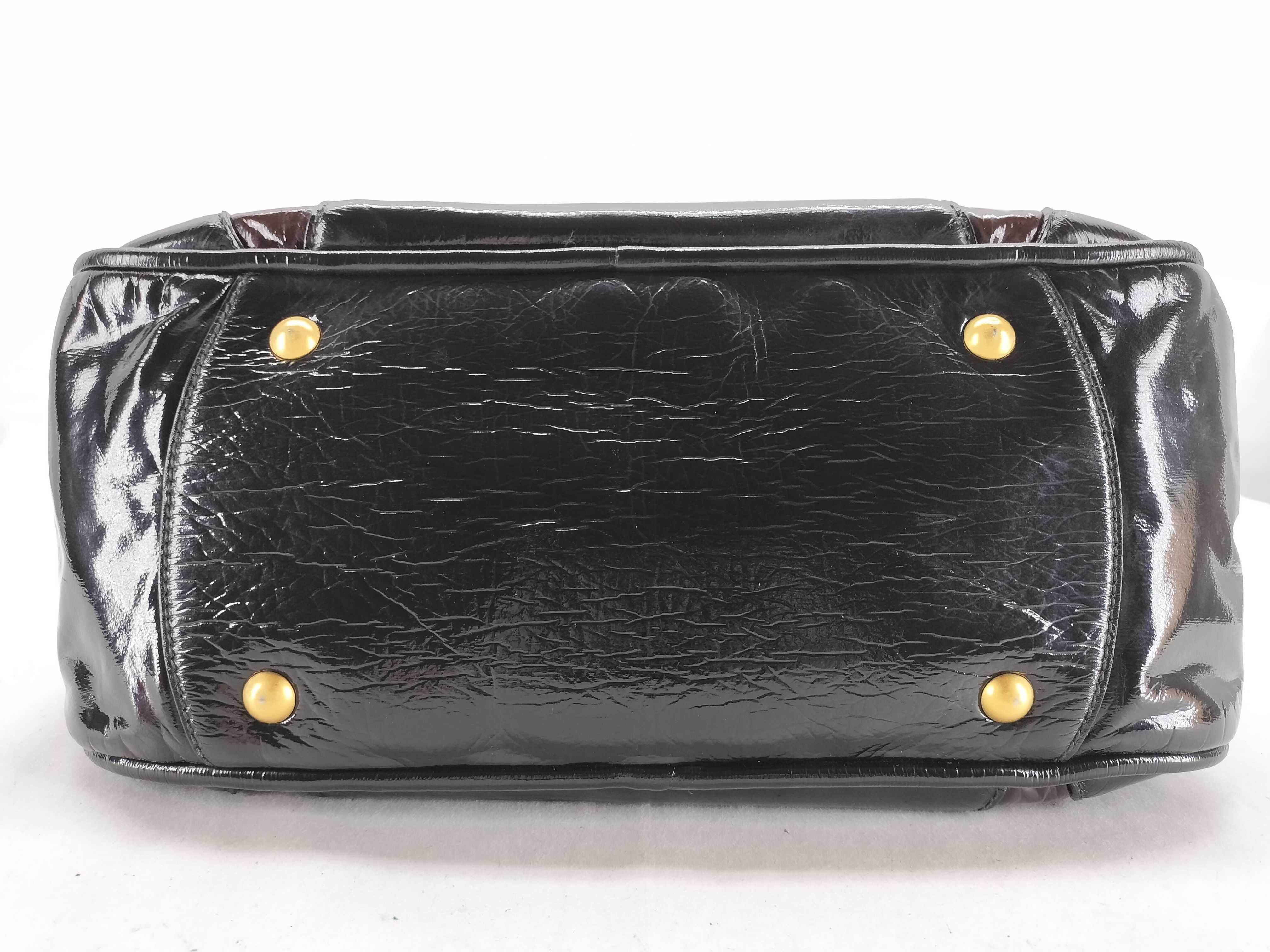 patent leather handbag — view 7