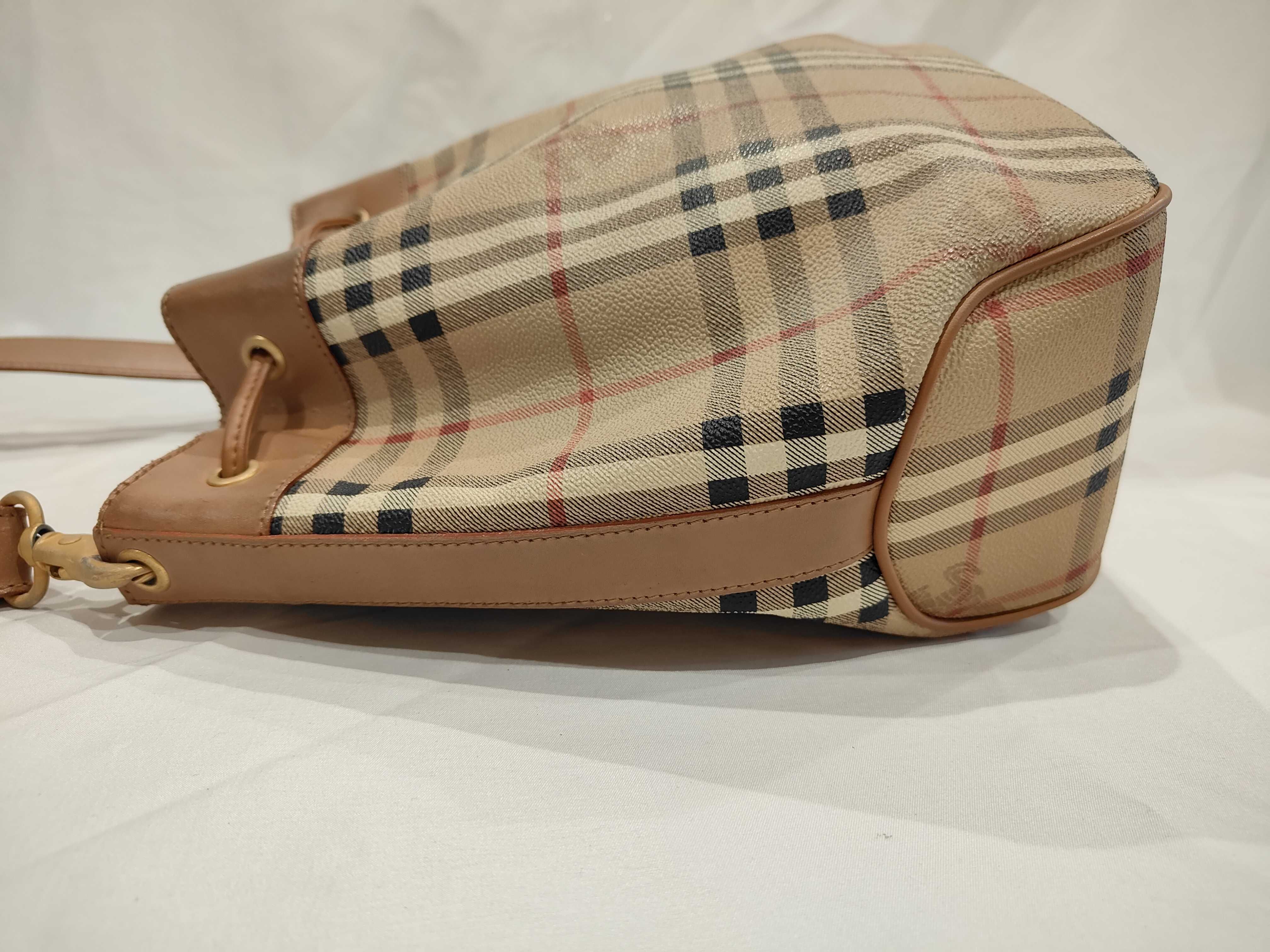 Nova Check Bucket Shoulder Tote Bag — view 6