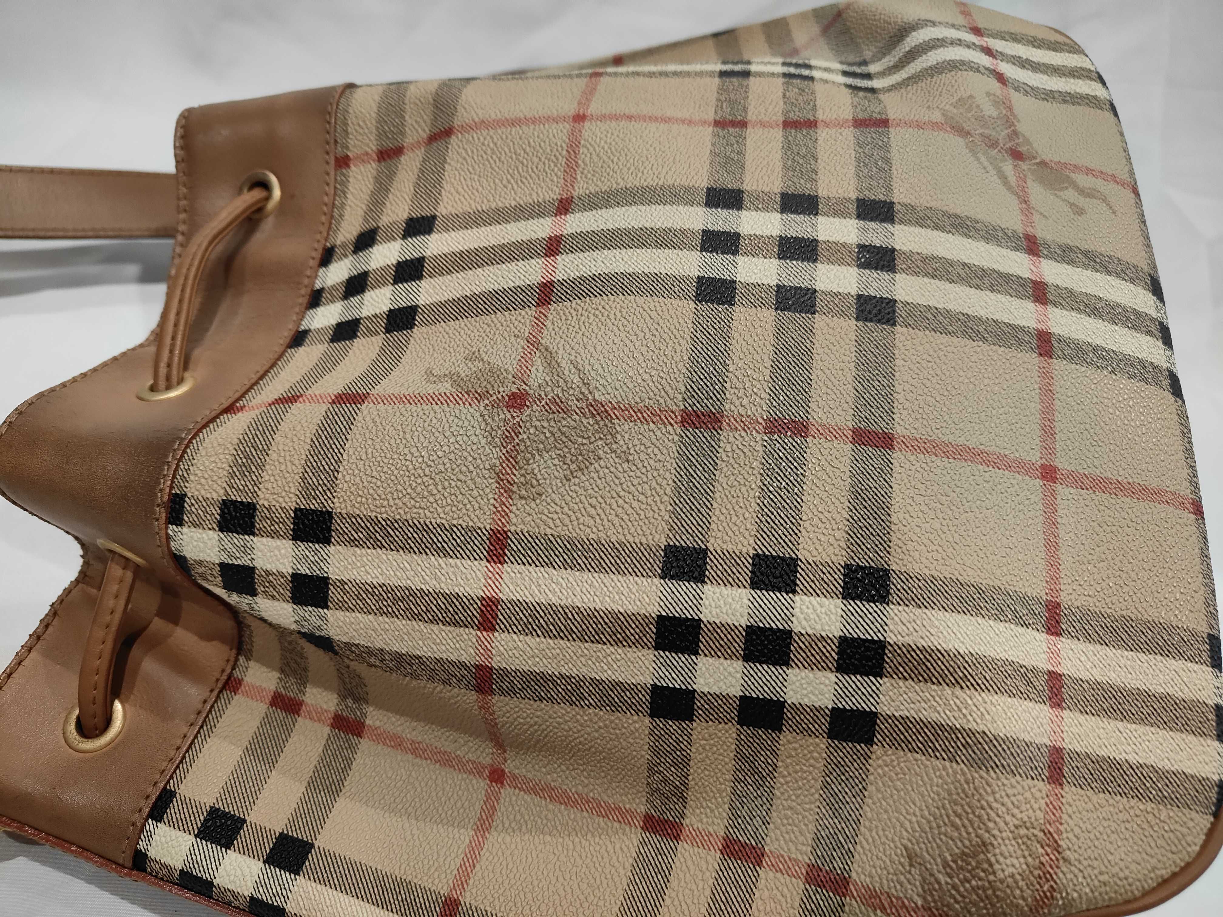 Nova Check Bucket Shoulder Tote Bag — view 7