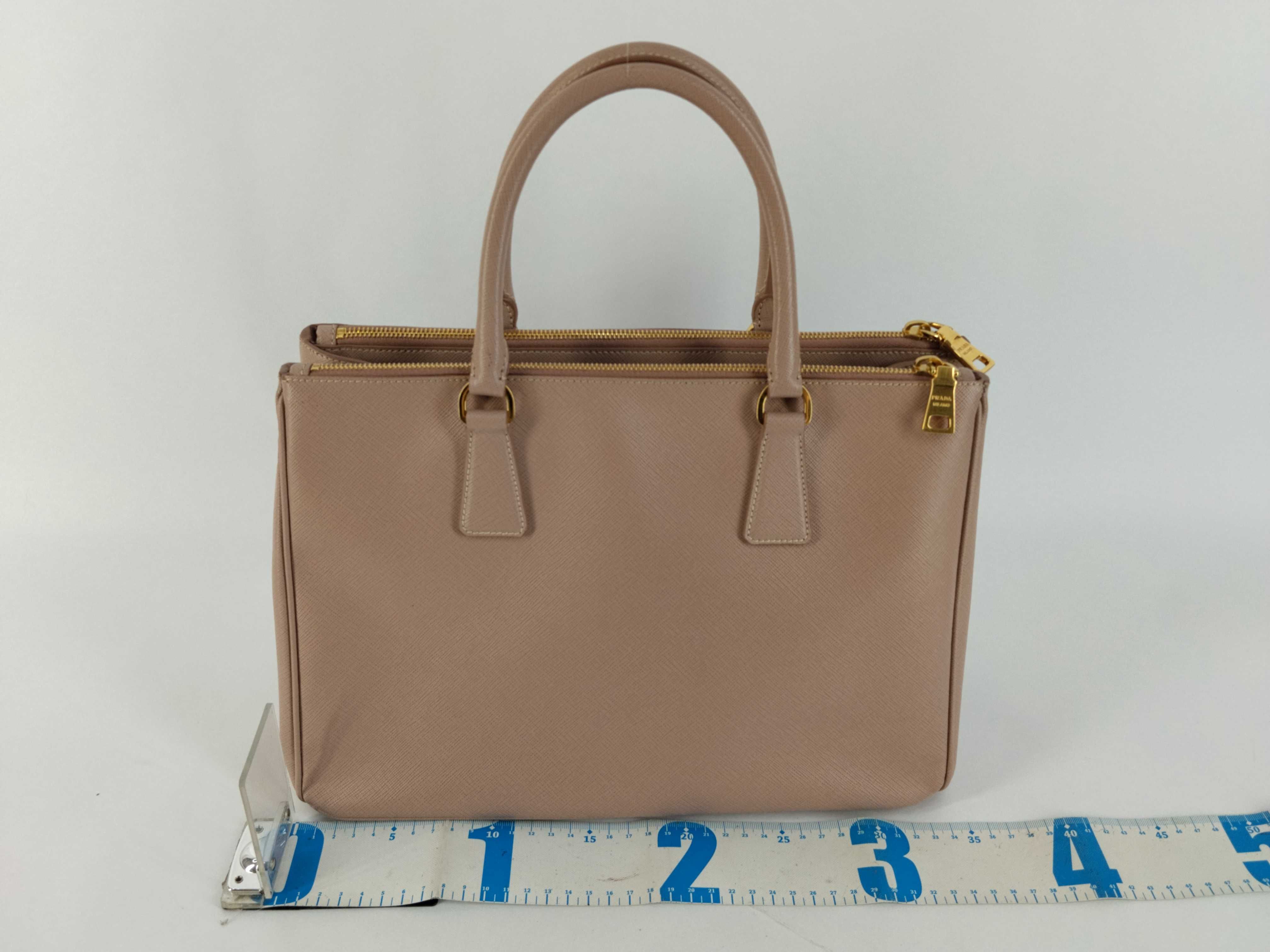 Galleria Saffiano 2-Way Handbag, Pink Beige — view 2