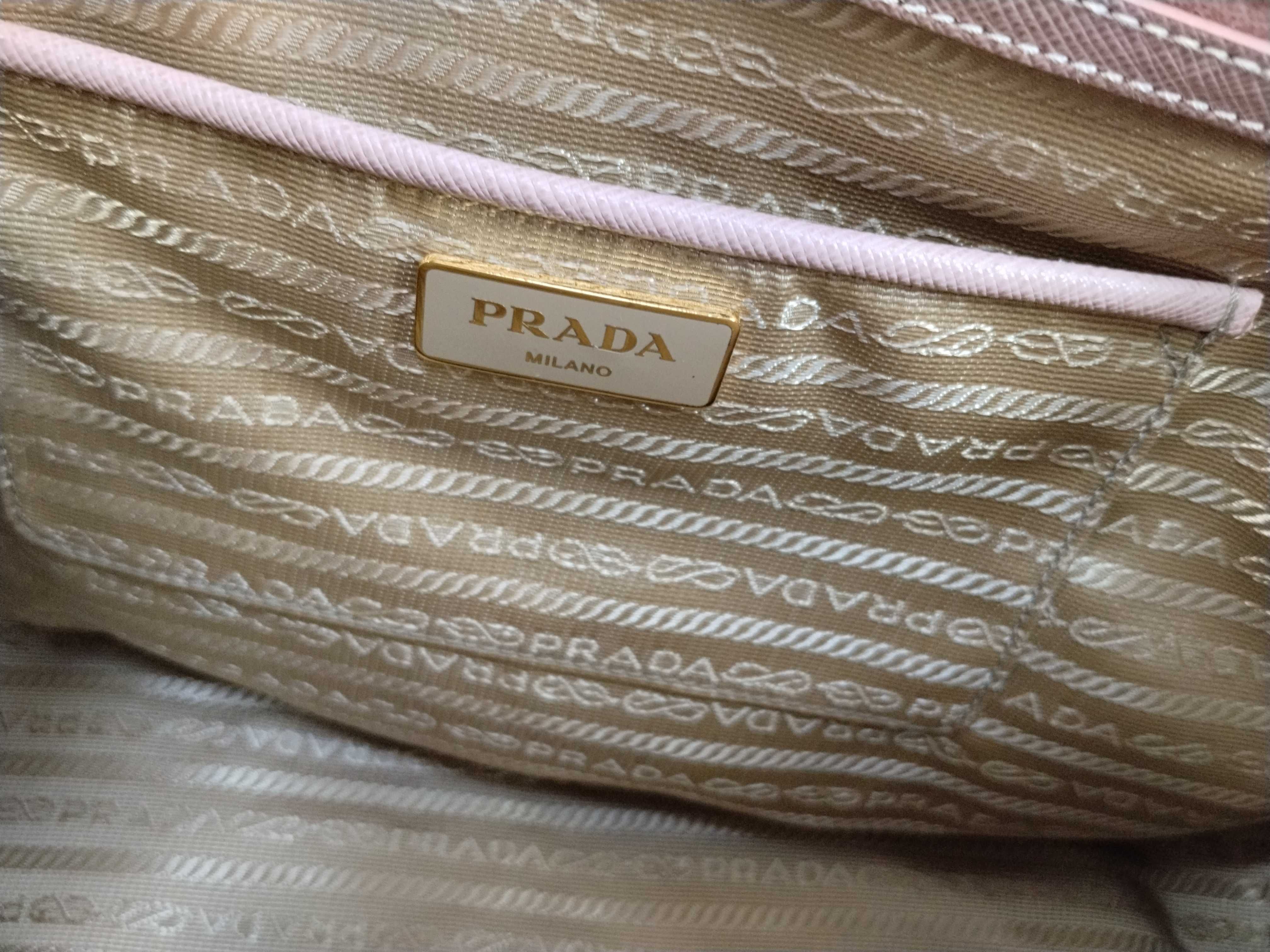 Galleria Saffiano 2-Way Handbag, Pink Beige — view 11