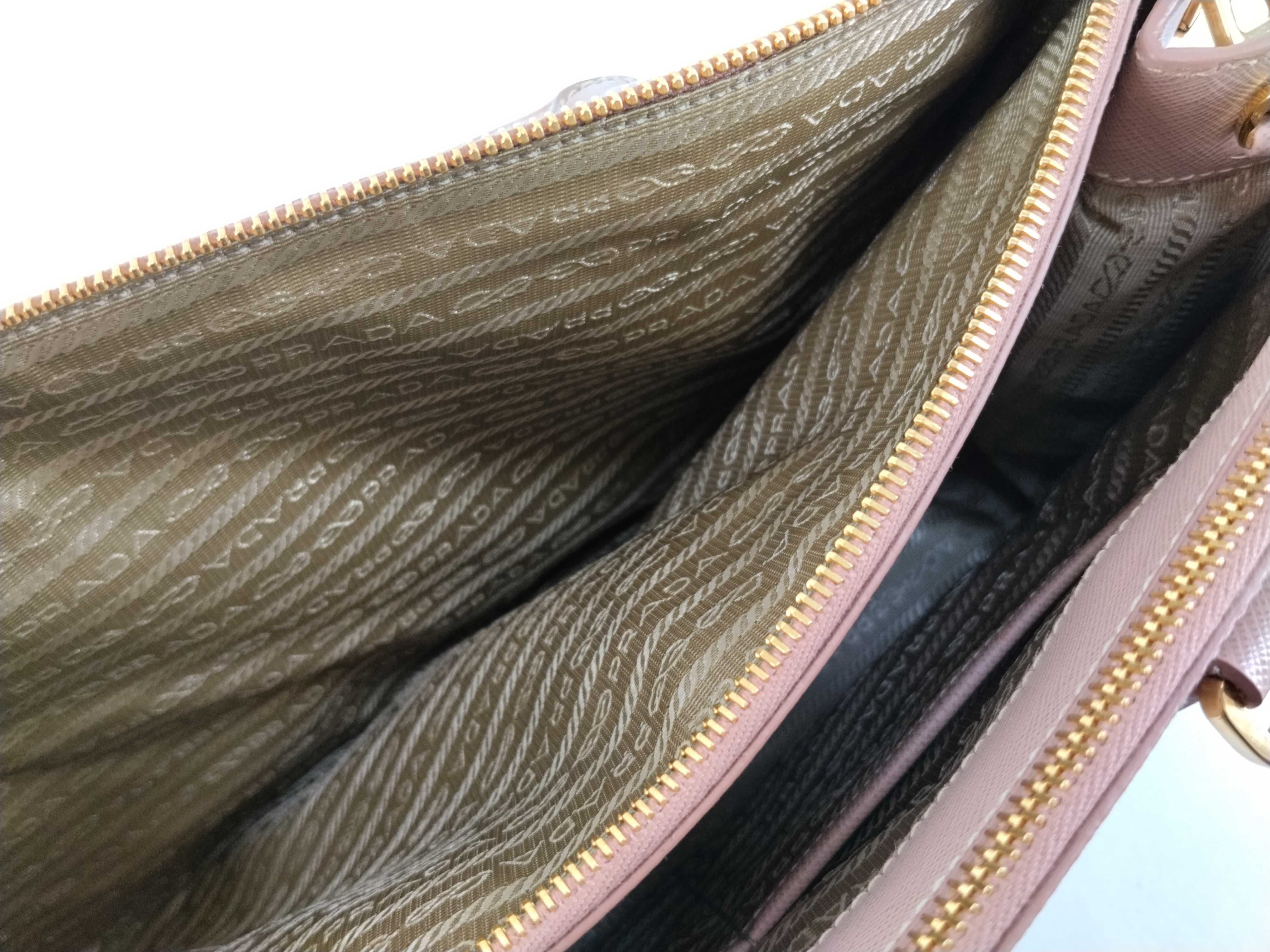 Galleria Saffiano 2-Way Handbag, Pink Beige — view 15