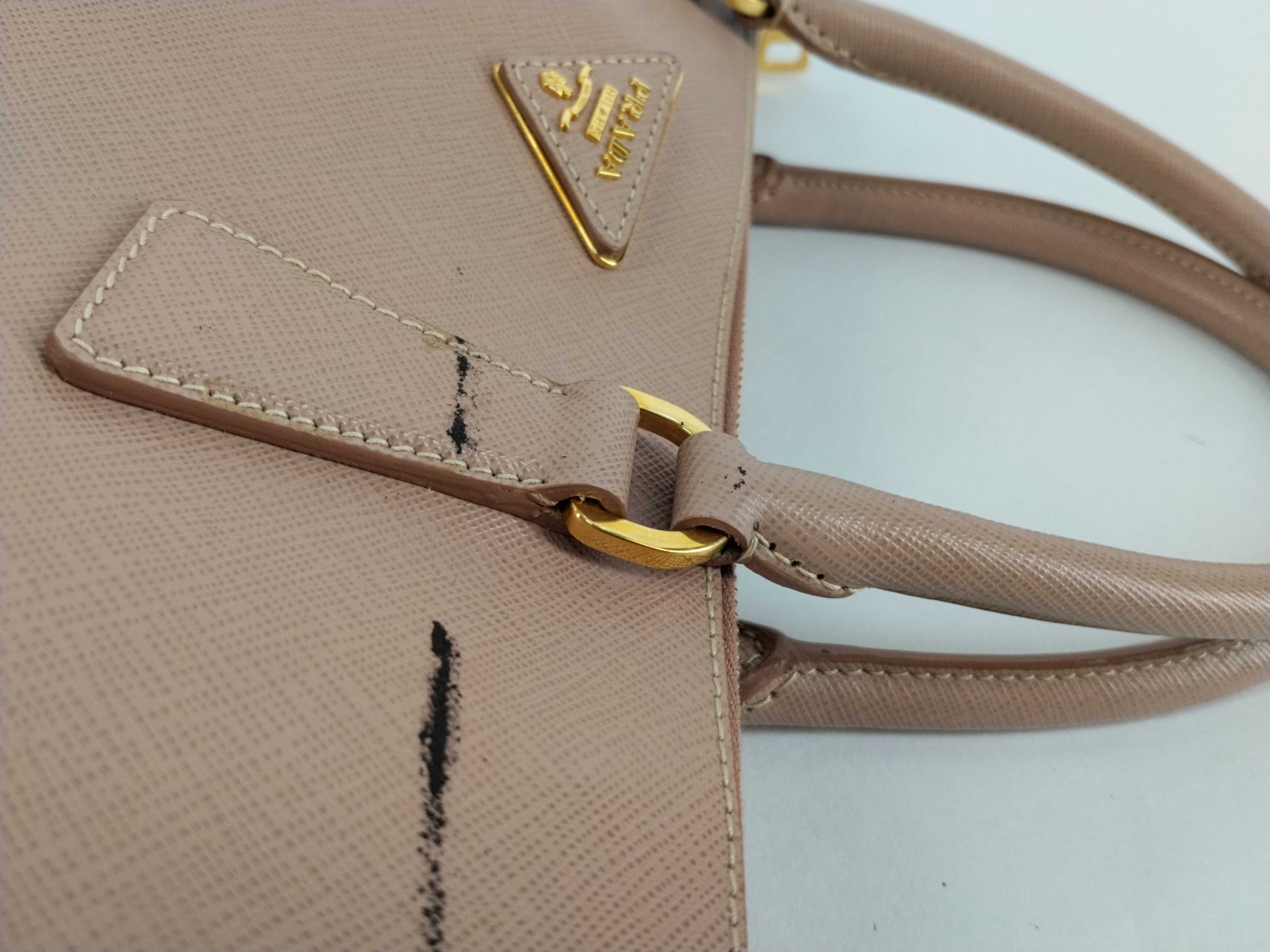 Galleria Saffiano 2-Way Handbag, Pink Beige — view 5