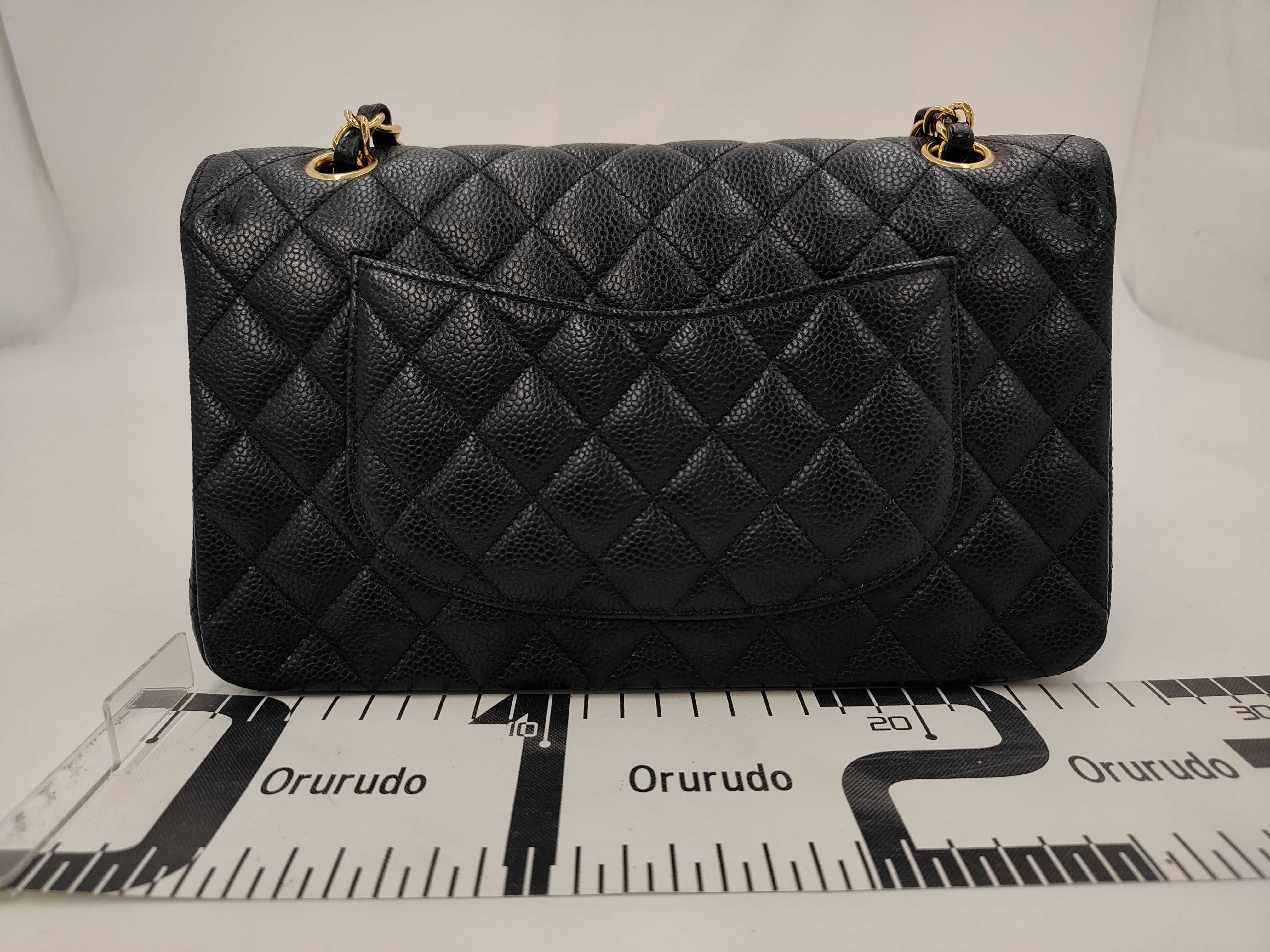 Matelassé 25 Caviar Double Flap Double Chain Shoulder Bag — view 2