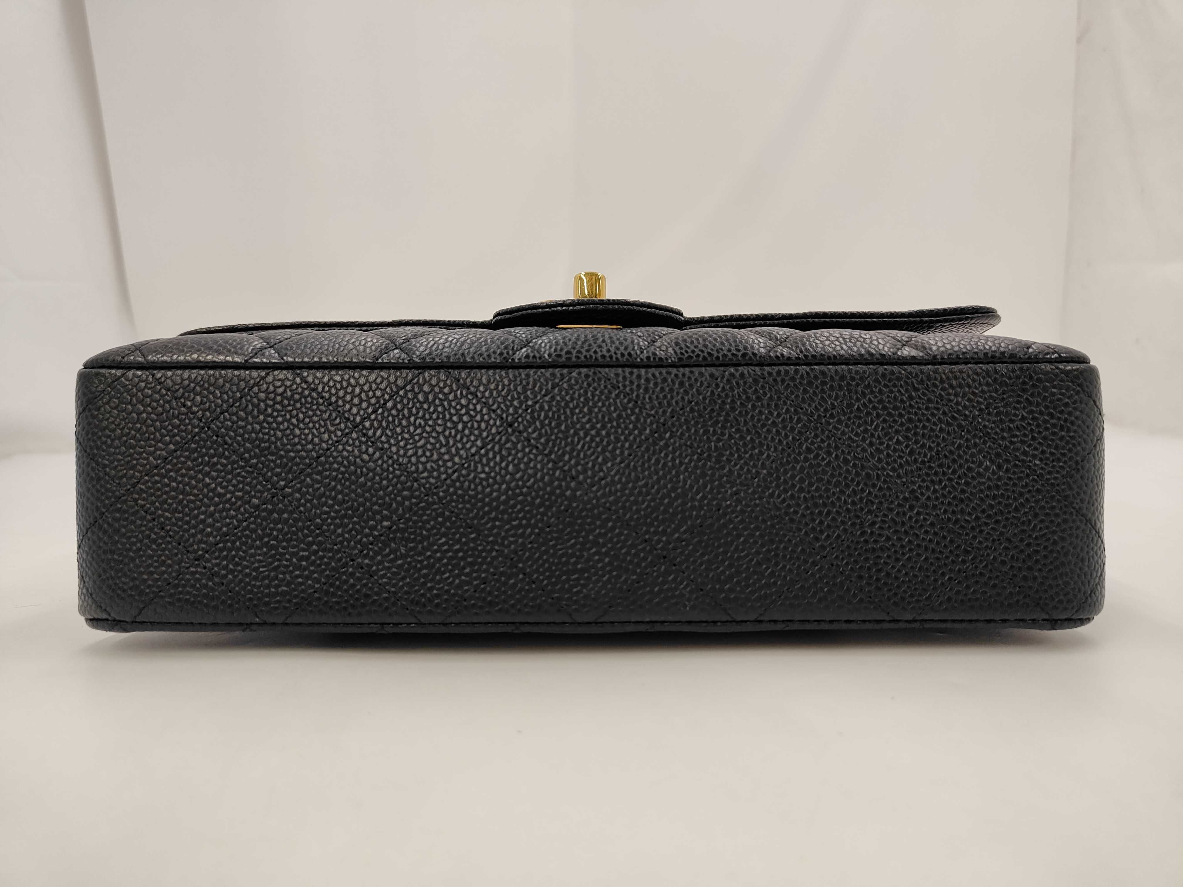 Matelassé 25 Caviar Double Flap Double Chain Shoulder Bag — view 3