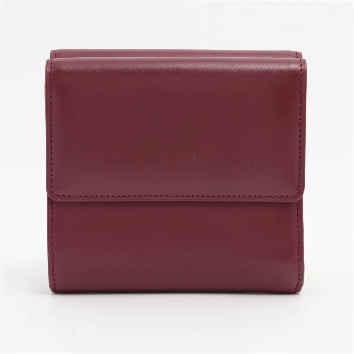 Must Leather Compact Wallet Bordeaux — view 2
