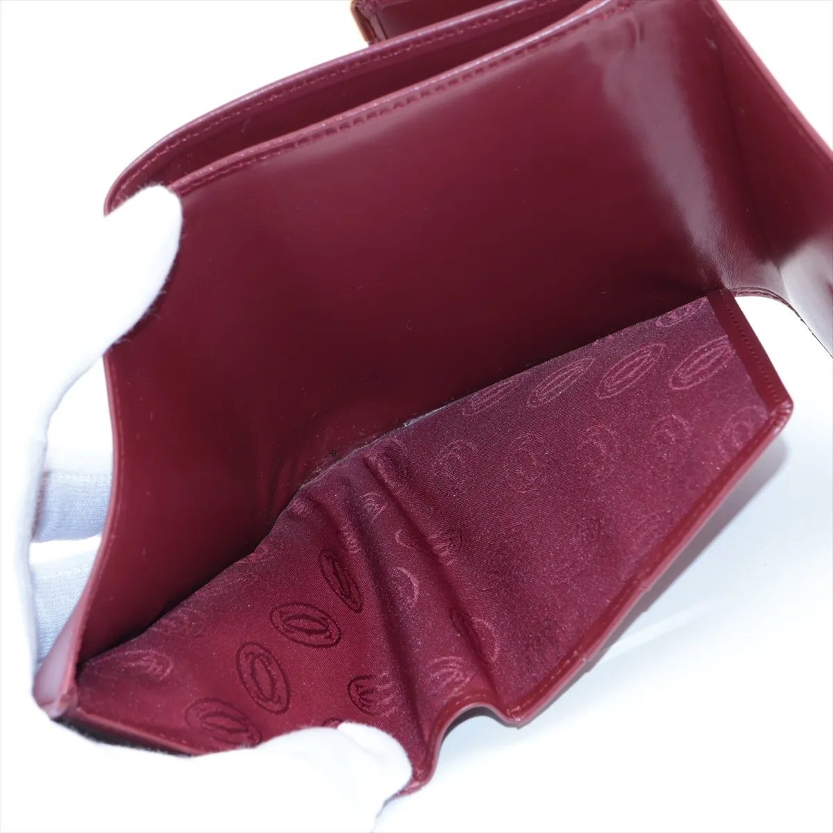 Must Leather Compact Wallet Bordeaux — view 6