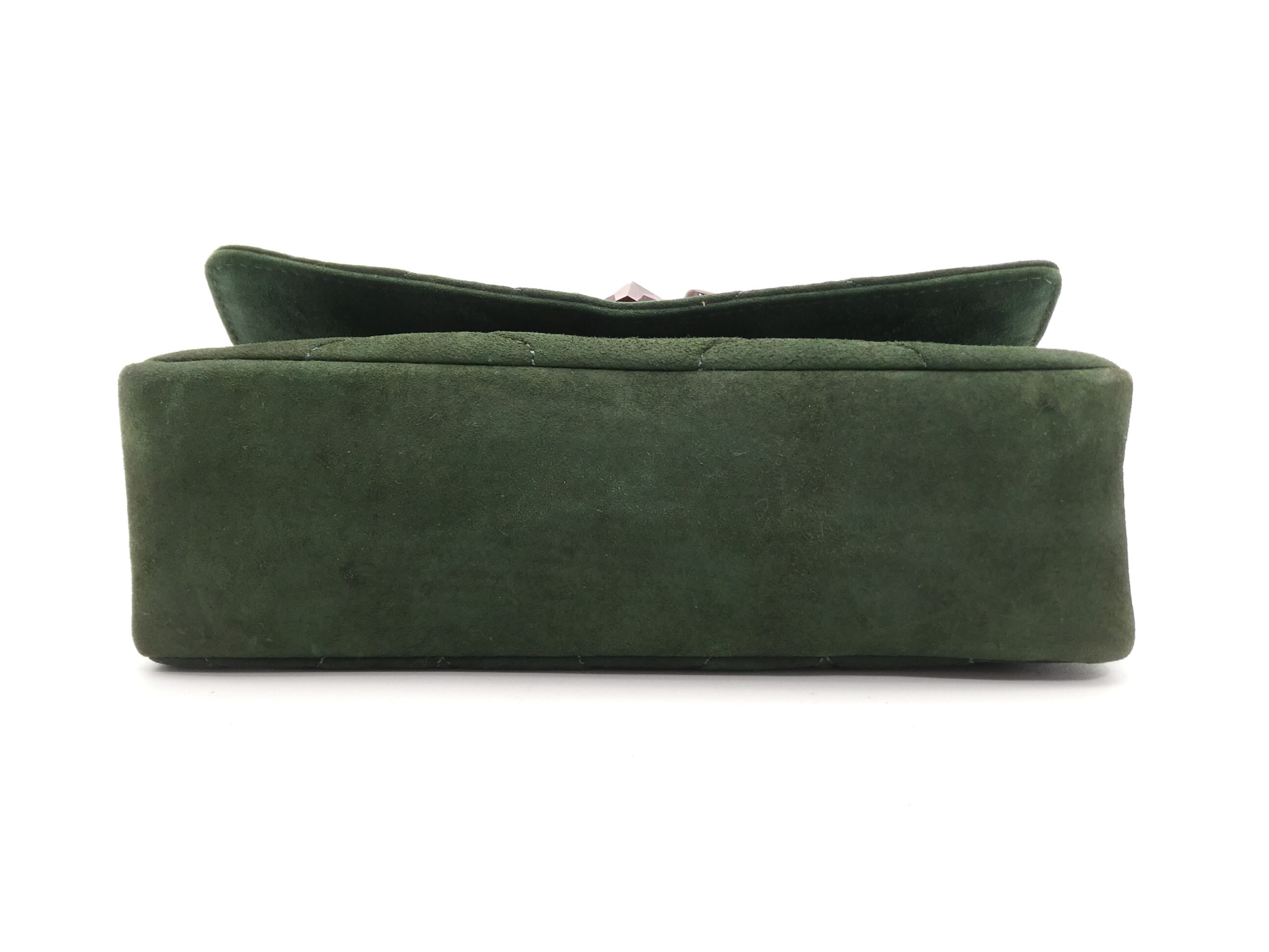 Gripoix Suede Chain Shoulder Bag — view 5