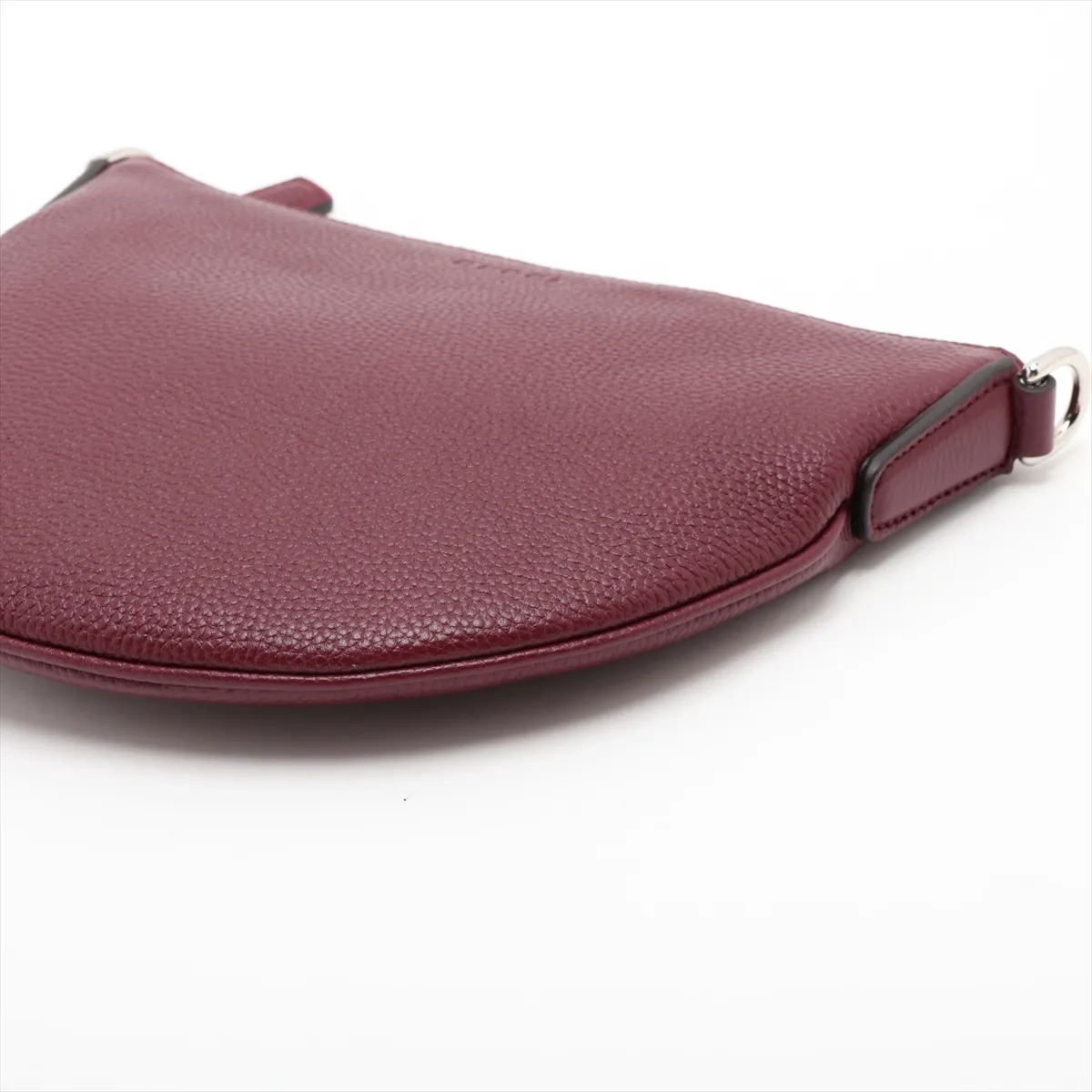 824529 Leather Shoulder Bag, Bordeaux — view 3