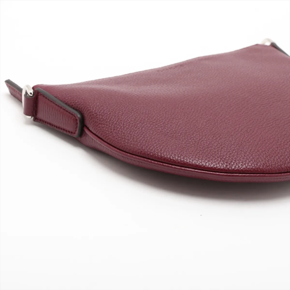 824529 Leather Shoulder Bag, Bordeaux — view 4