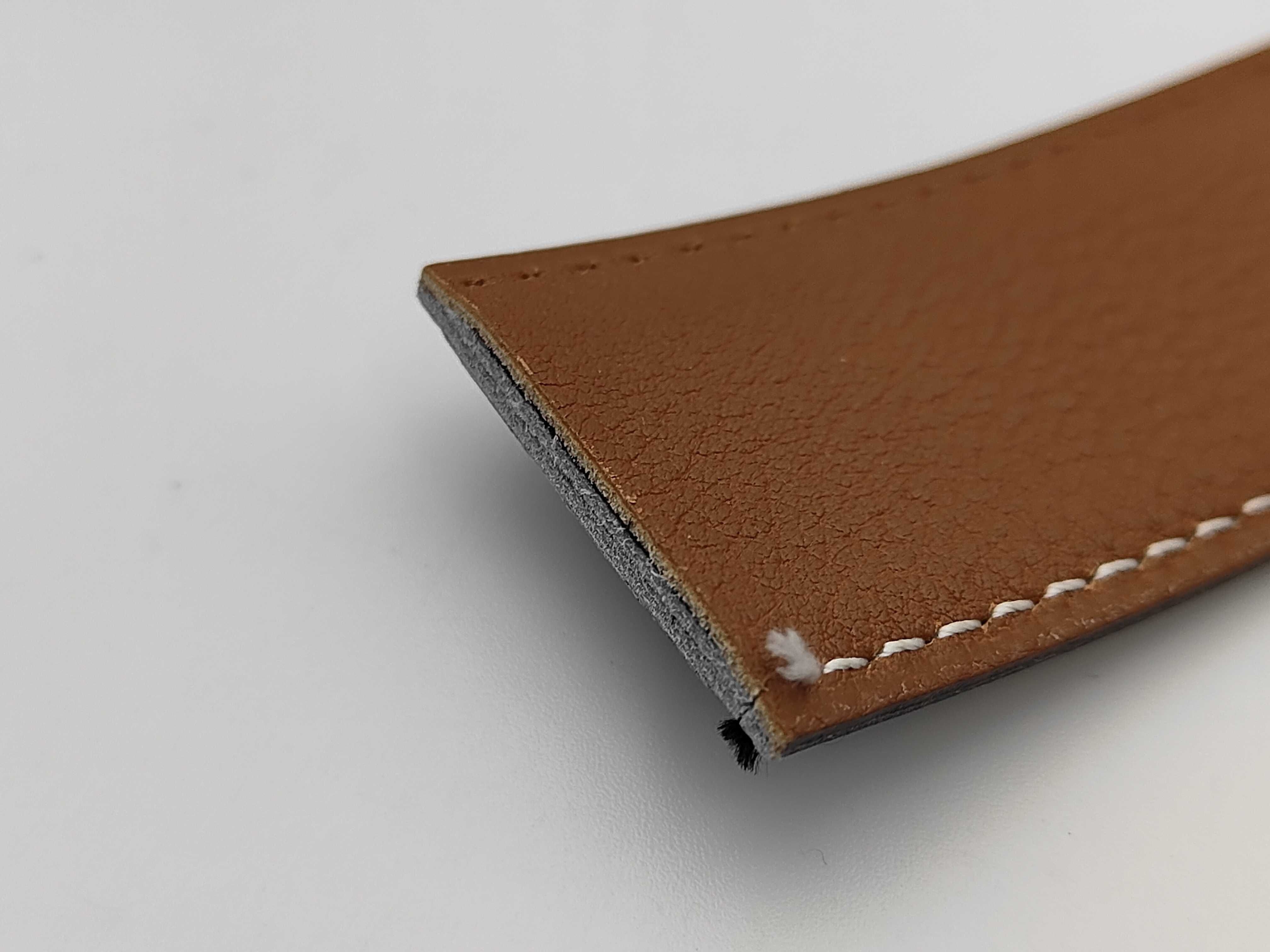 Leather Belt with Y Stamp, Size 40 — view 5