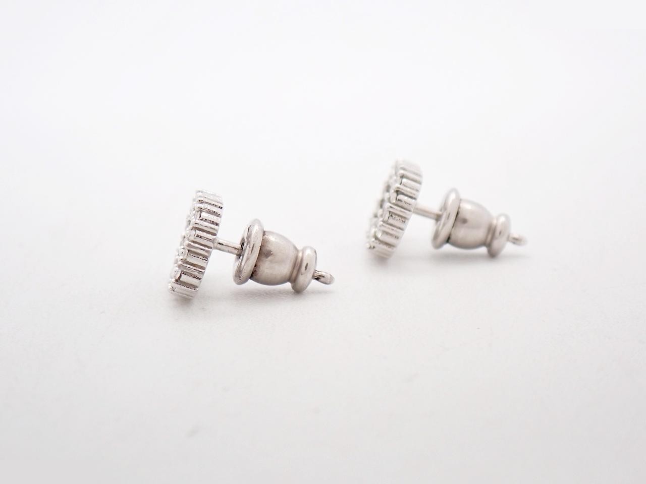 Silver earrings — view 3