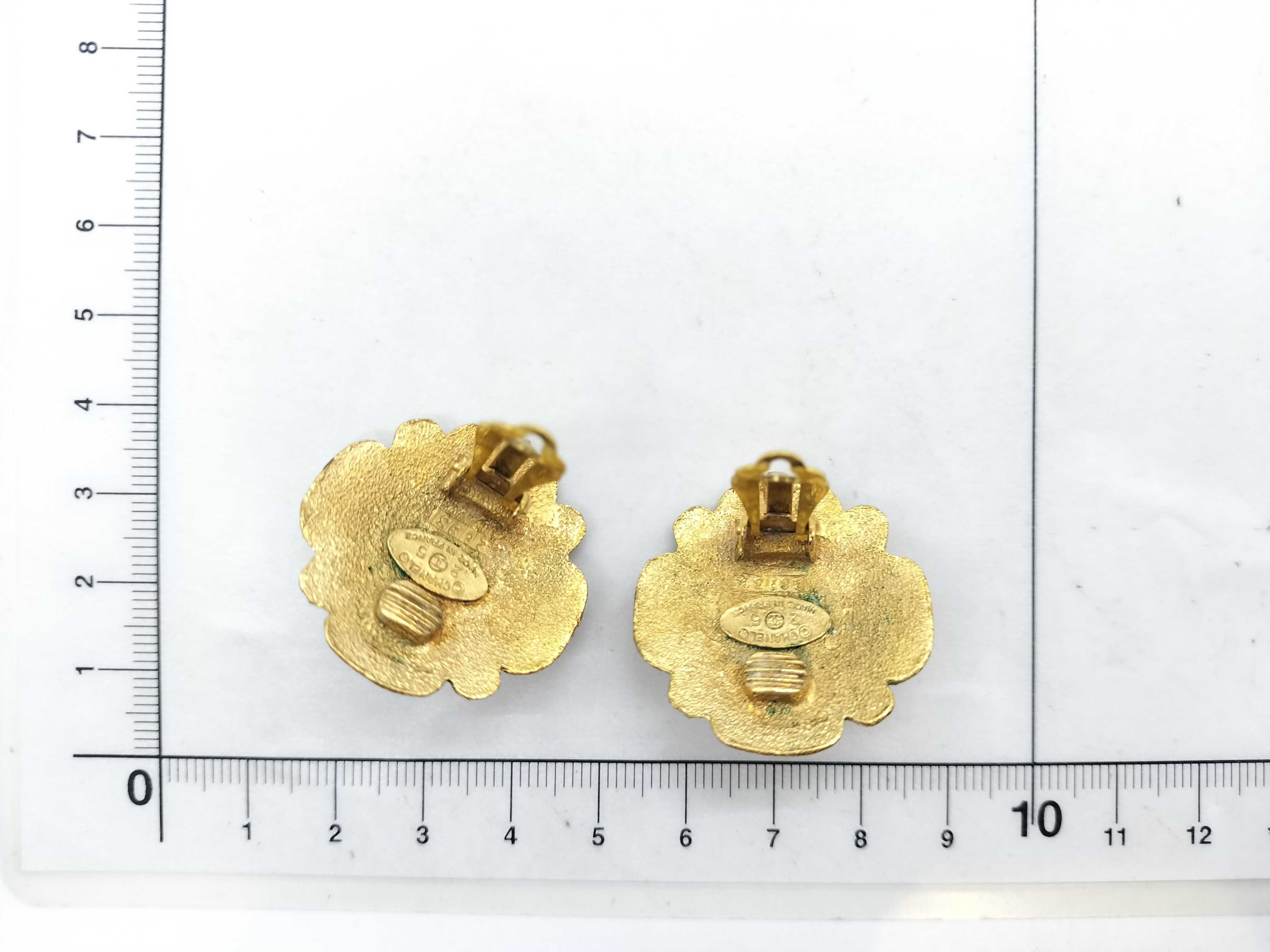 Gold Plated Faux Pearl Earrings — view 8