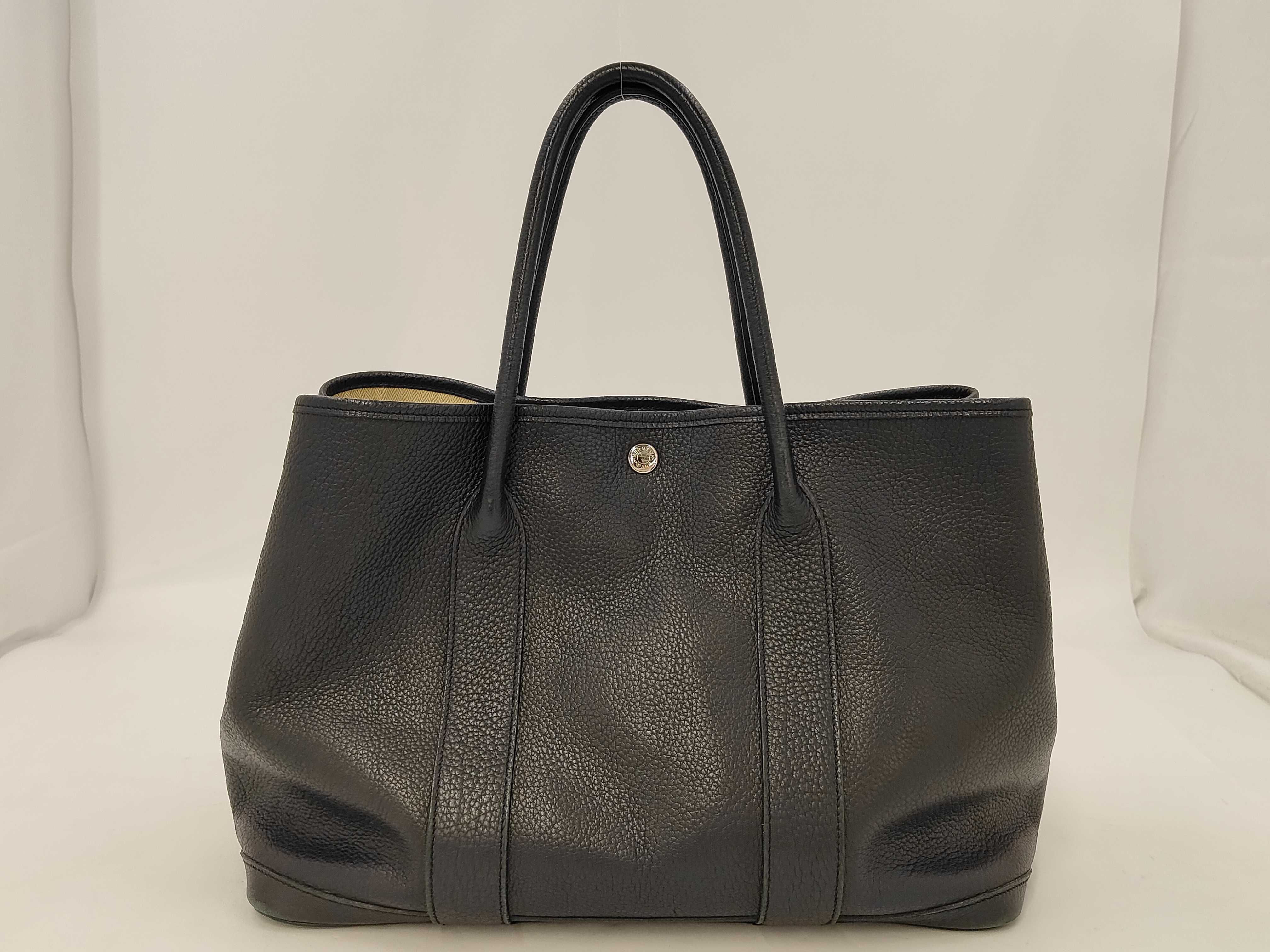 Garden Party Negonda/Black/ L stamp/Silver hardware handbag