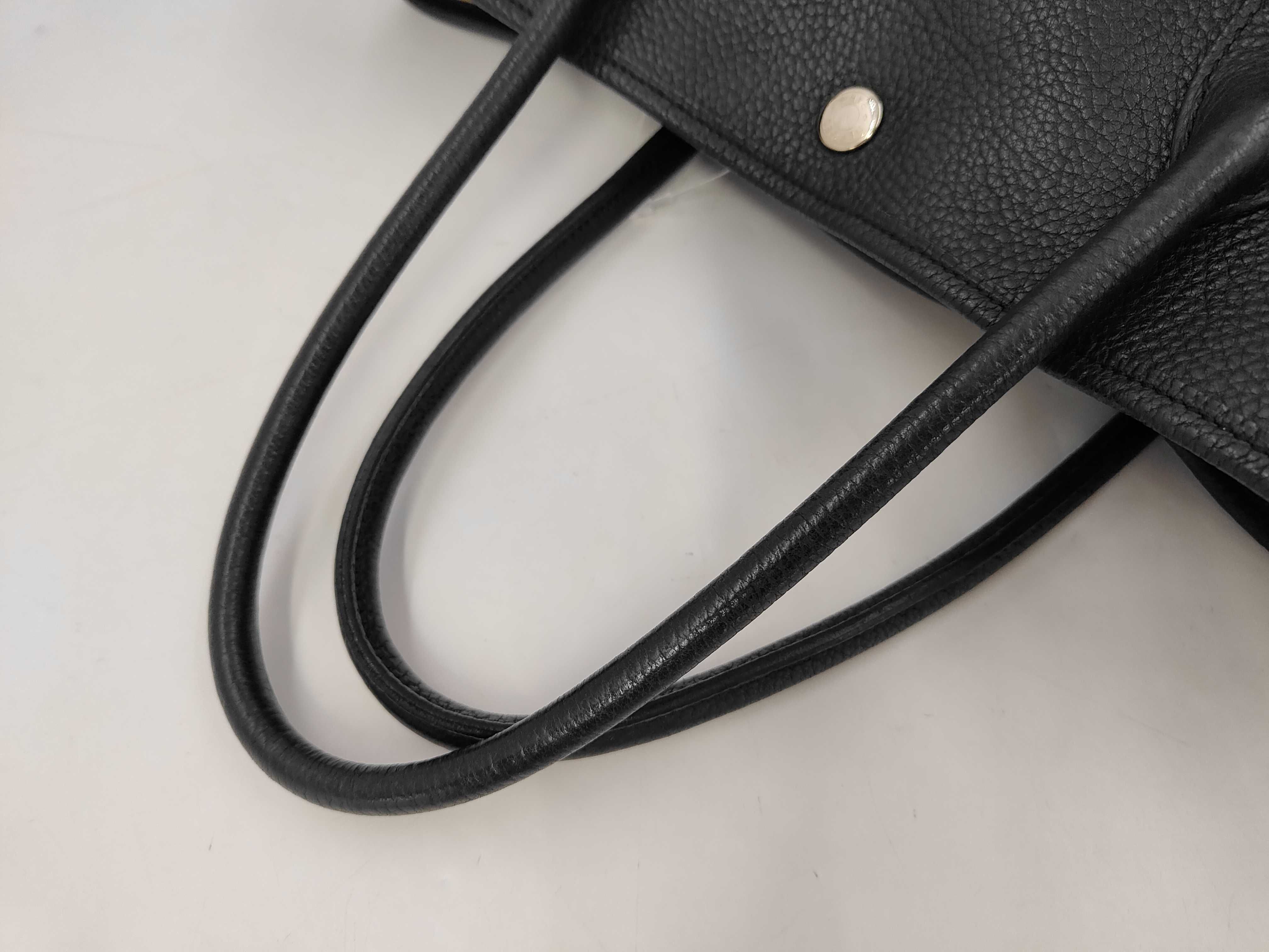 Garden Party Negonda/Black/ L stamp/Silver hardware handbag — view 4