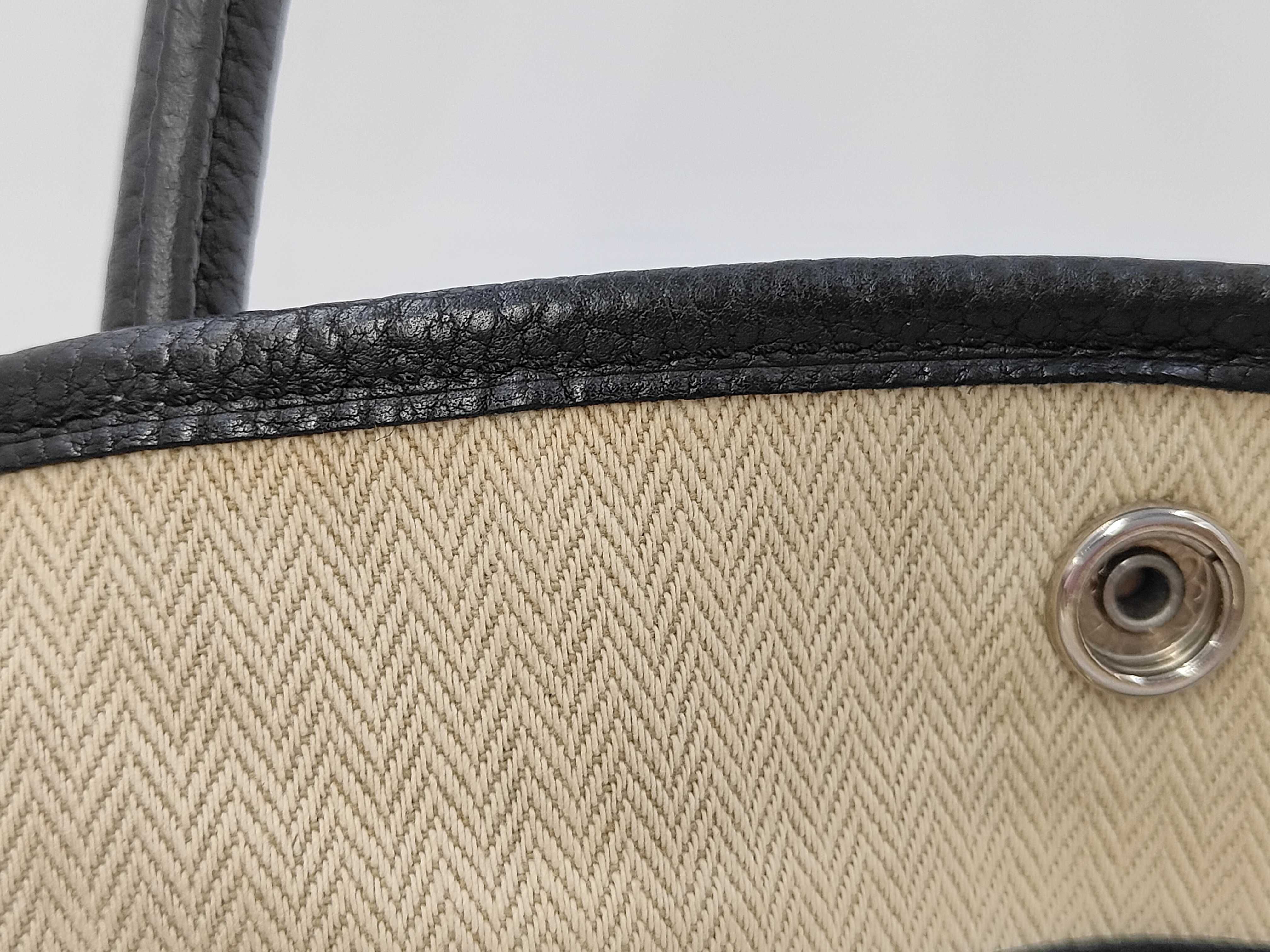Garden Party Negonda/Black/ L stamp/Silver hardware handbag — view 9