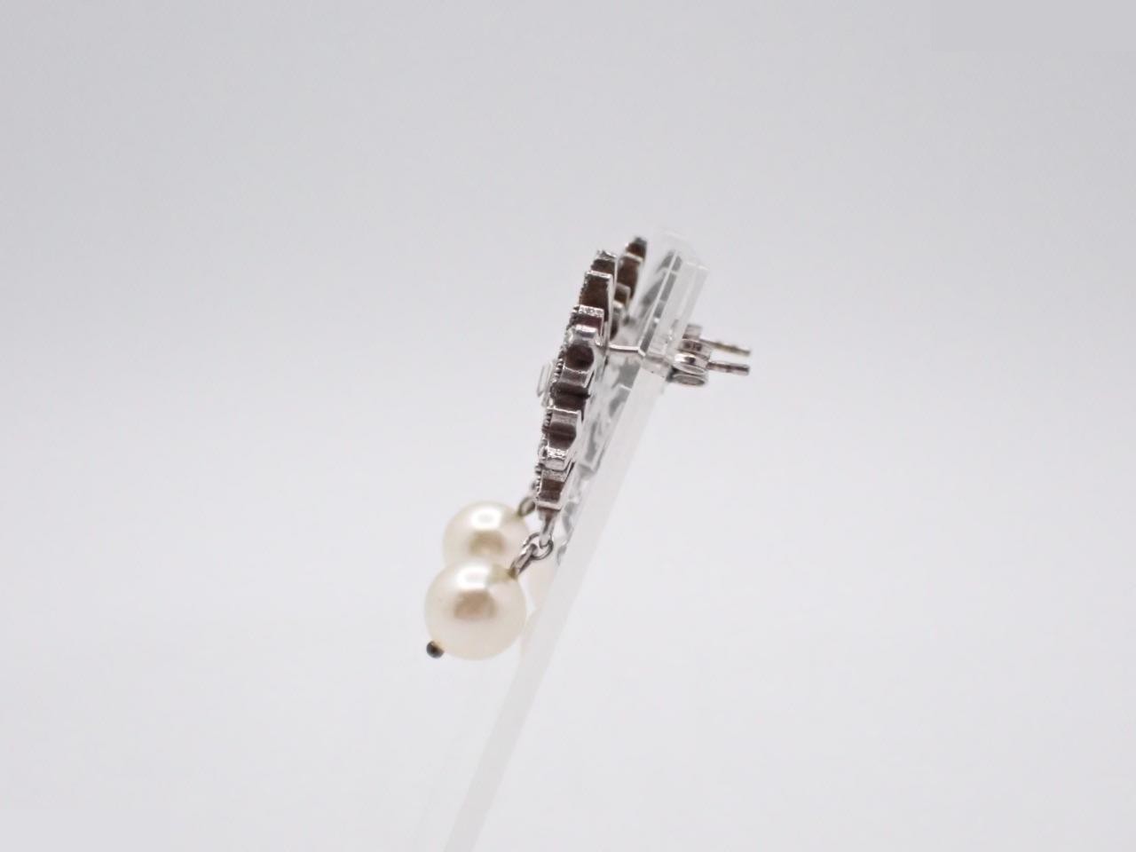 Pearl Earrings (Other Line) - 925 Sterling Silver / Total Weight 12.0g — view 3