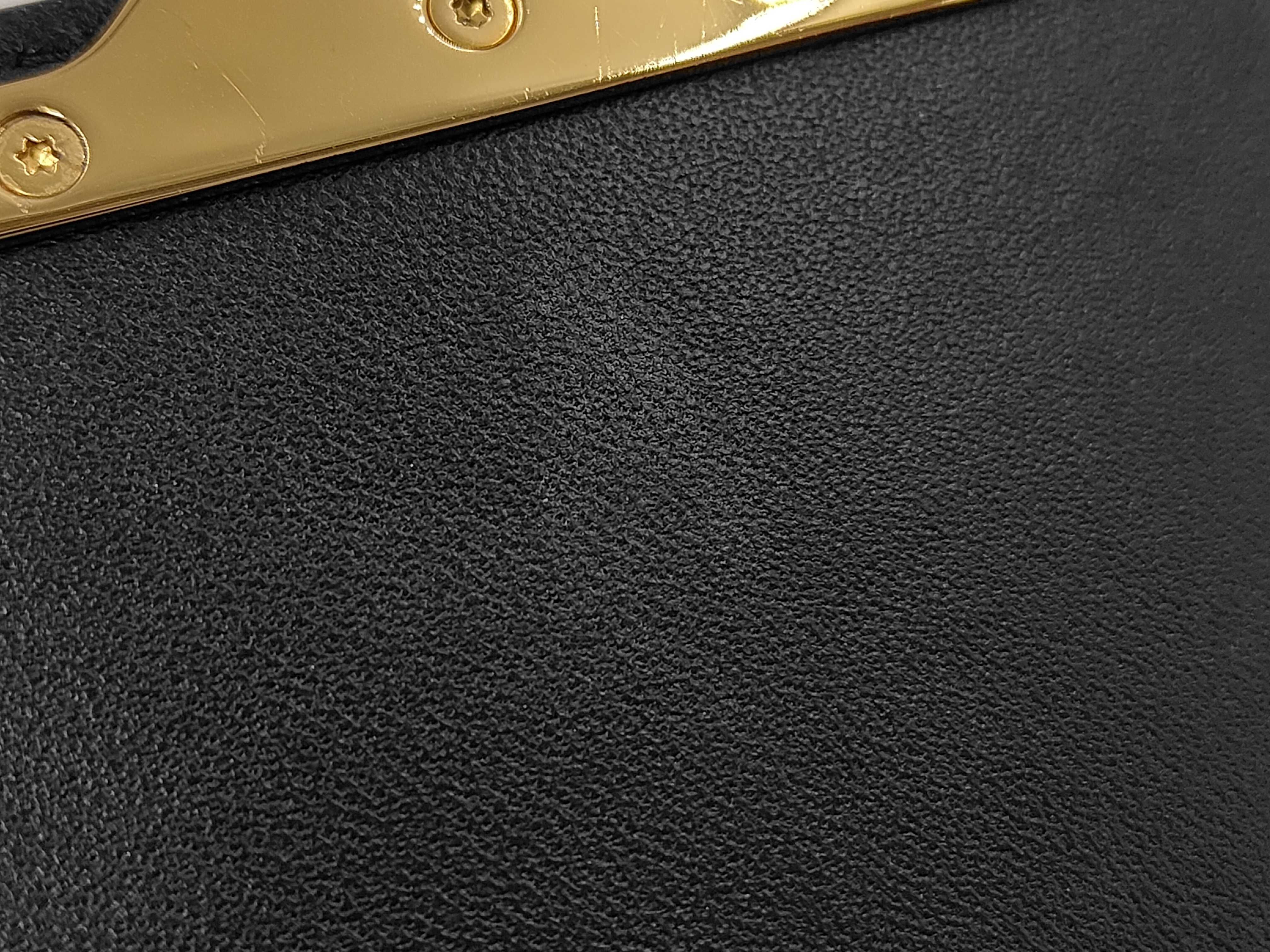 Trinoff Leather Black Shoulder Bag — view 10