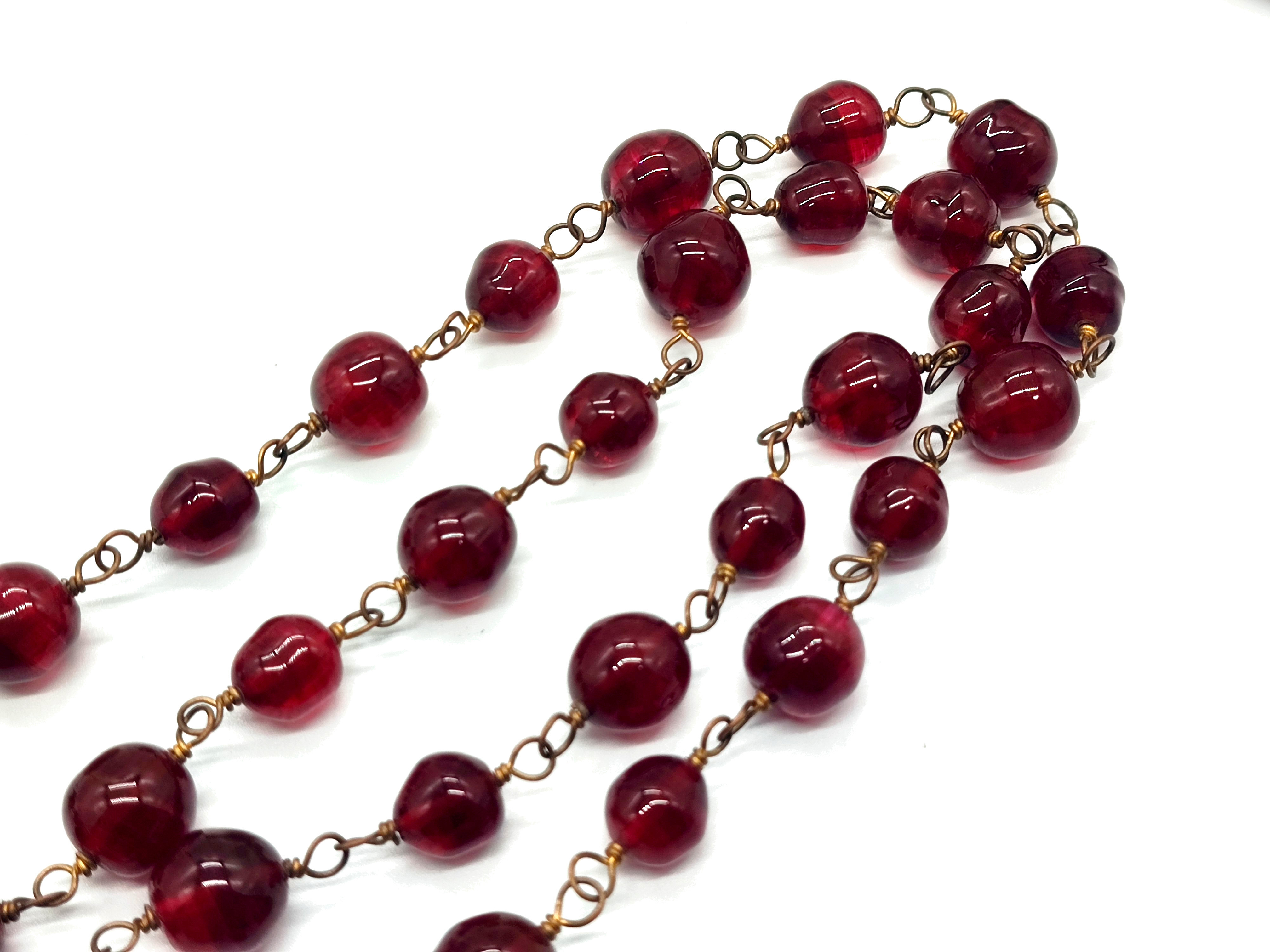 Gripoix Coco Mark Necklace — view 11