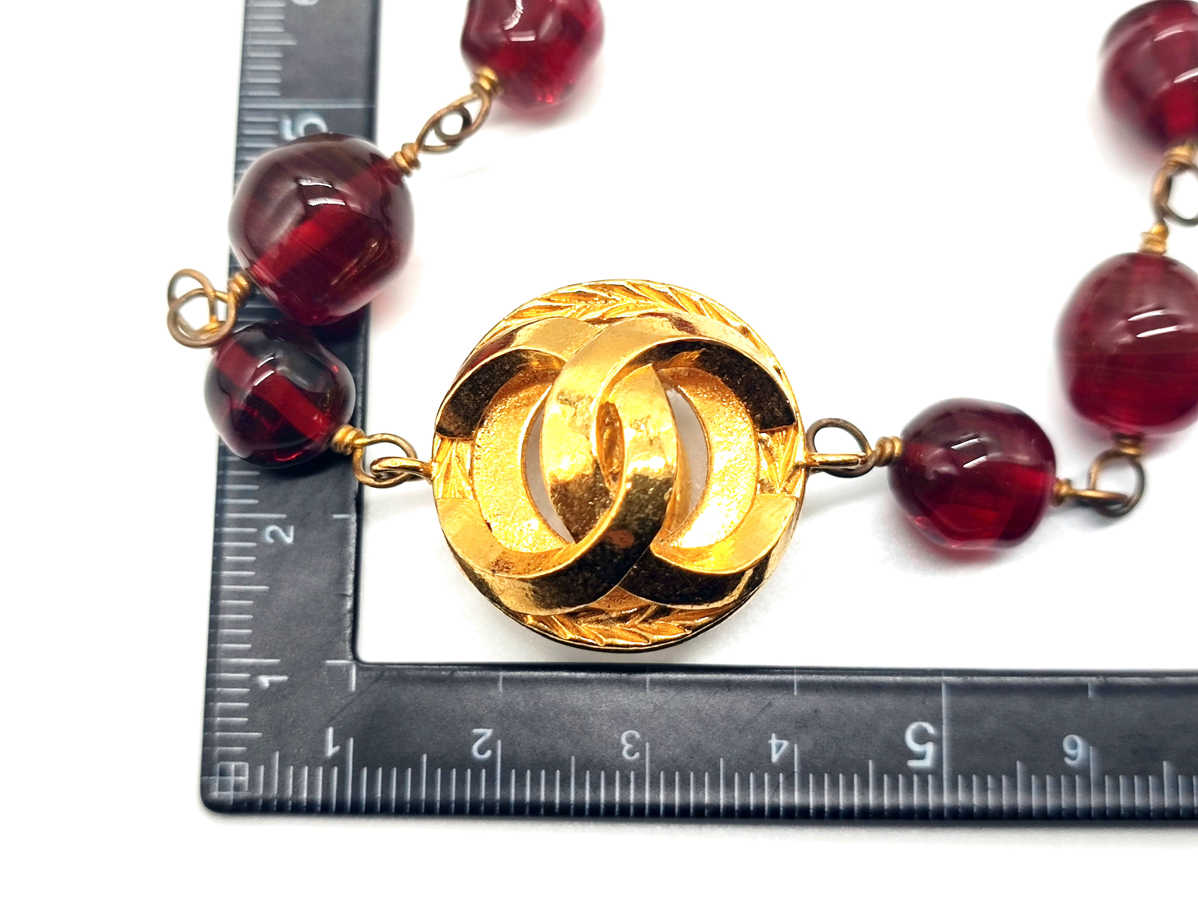 Gripoix Coco Mark Necklace — view 3