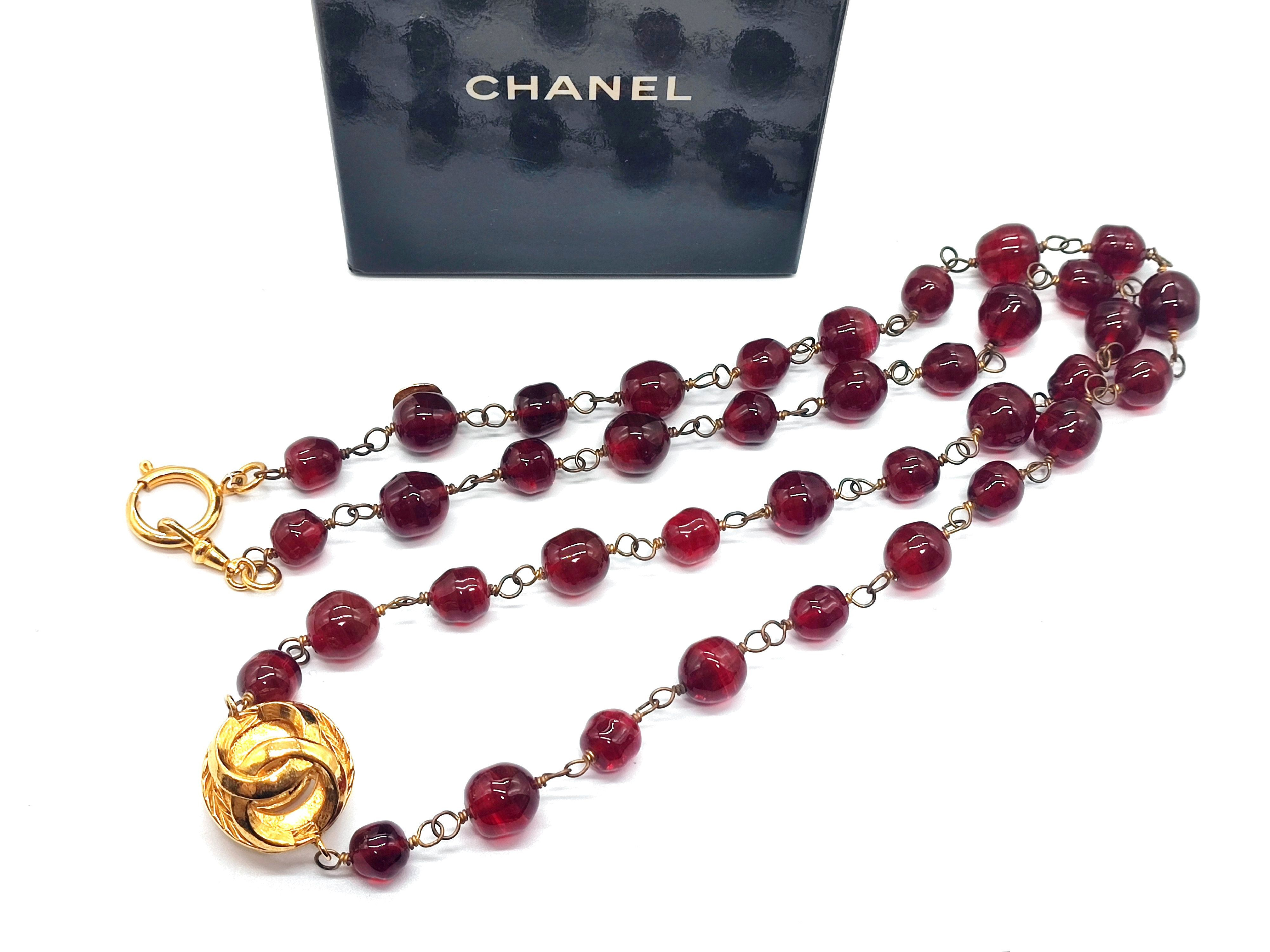 Gripoix Coco Mark Necklace — view 4