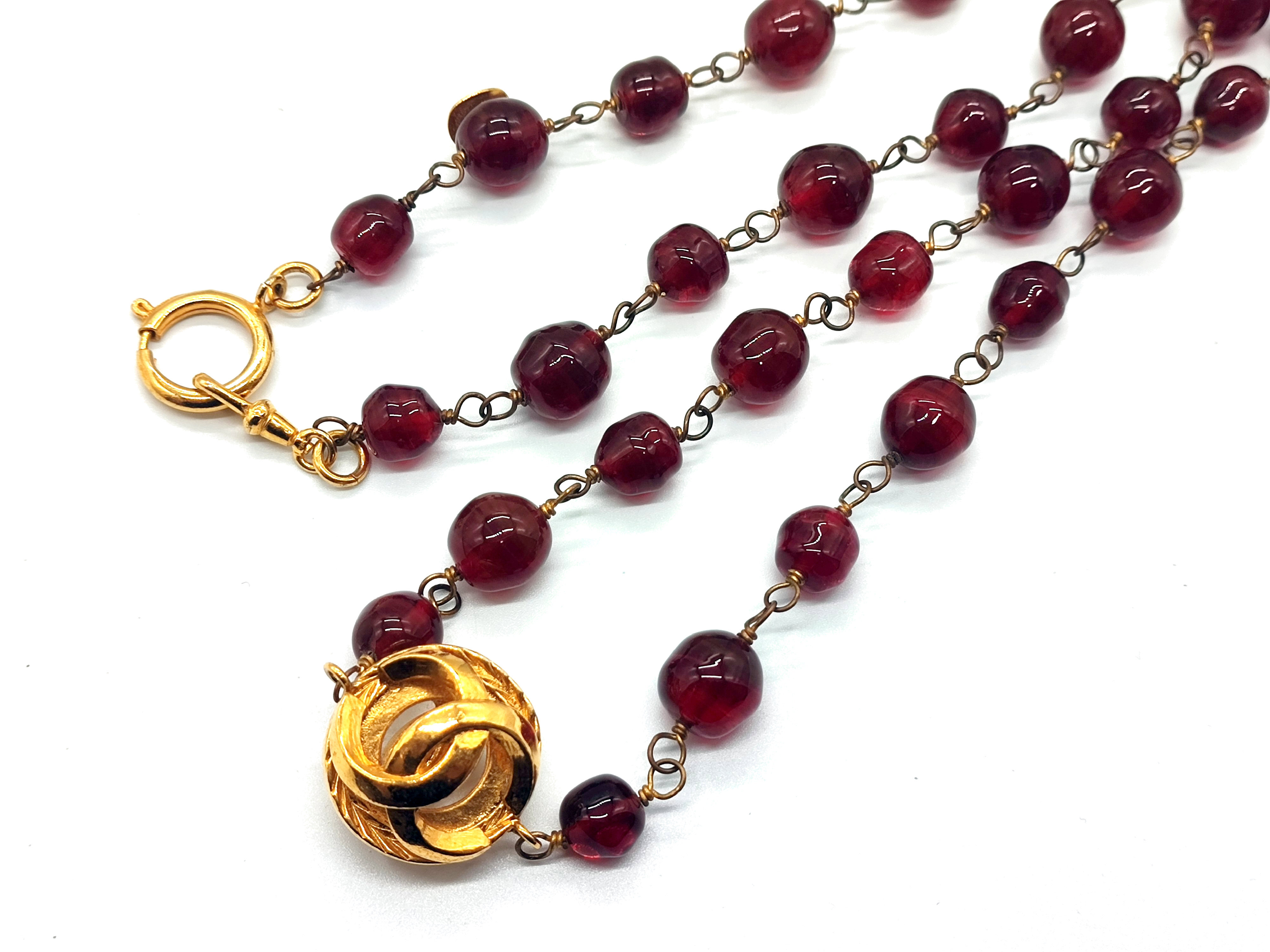 Gripoix Coco Mark Necklace — view 6