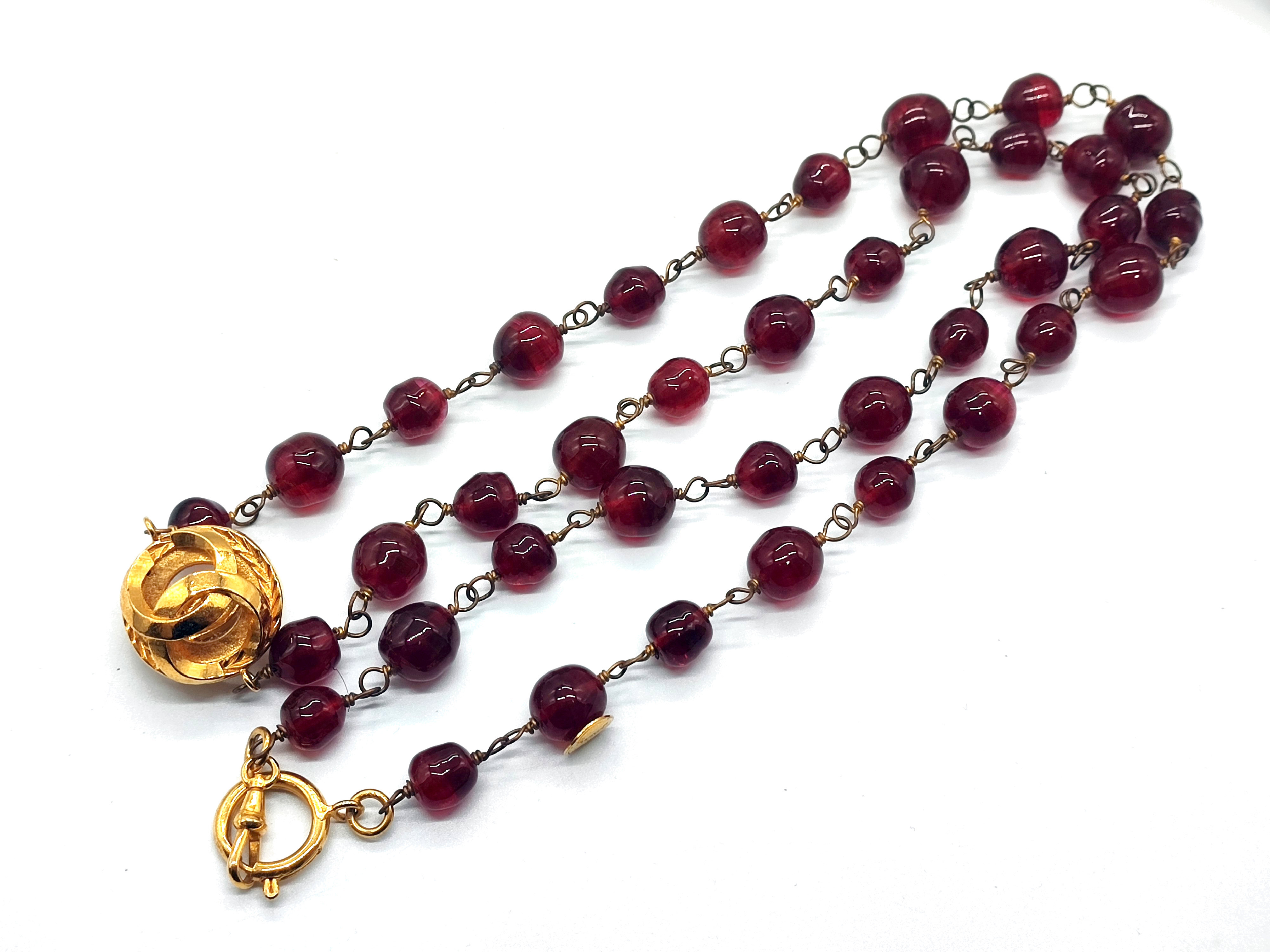Gripoix Coco Mark Necklace — view 9