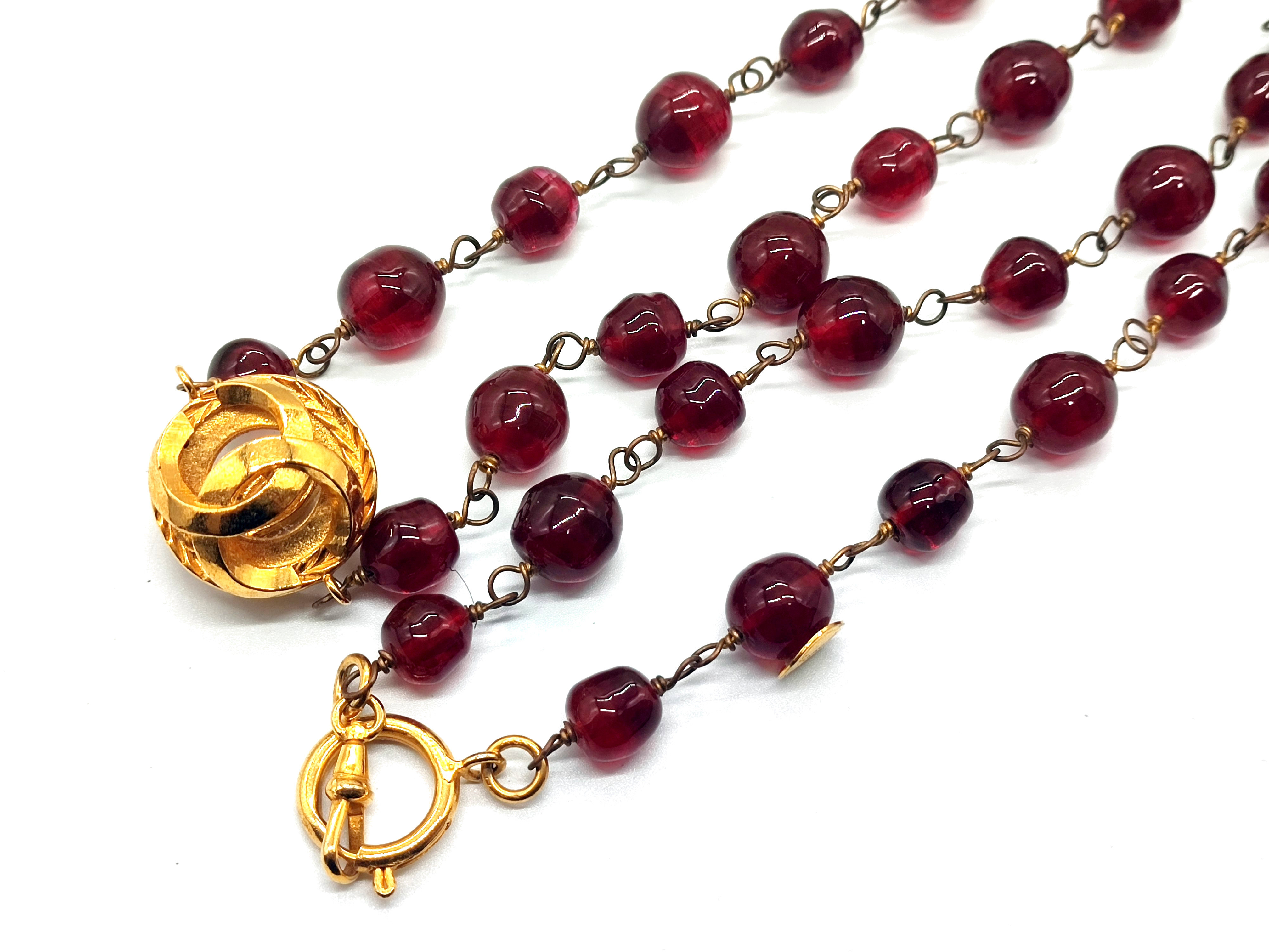 Gripoix Coco Mark Necklace — view 10