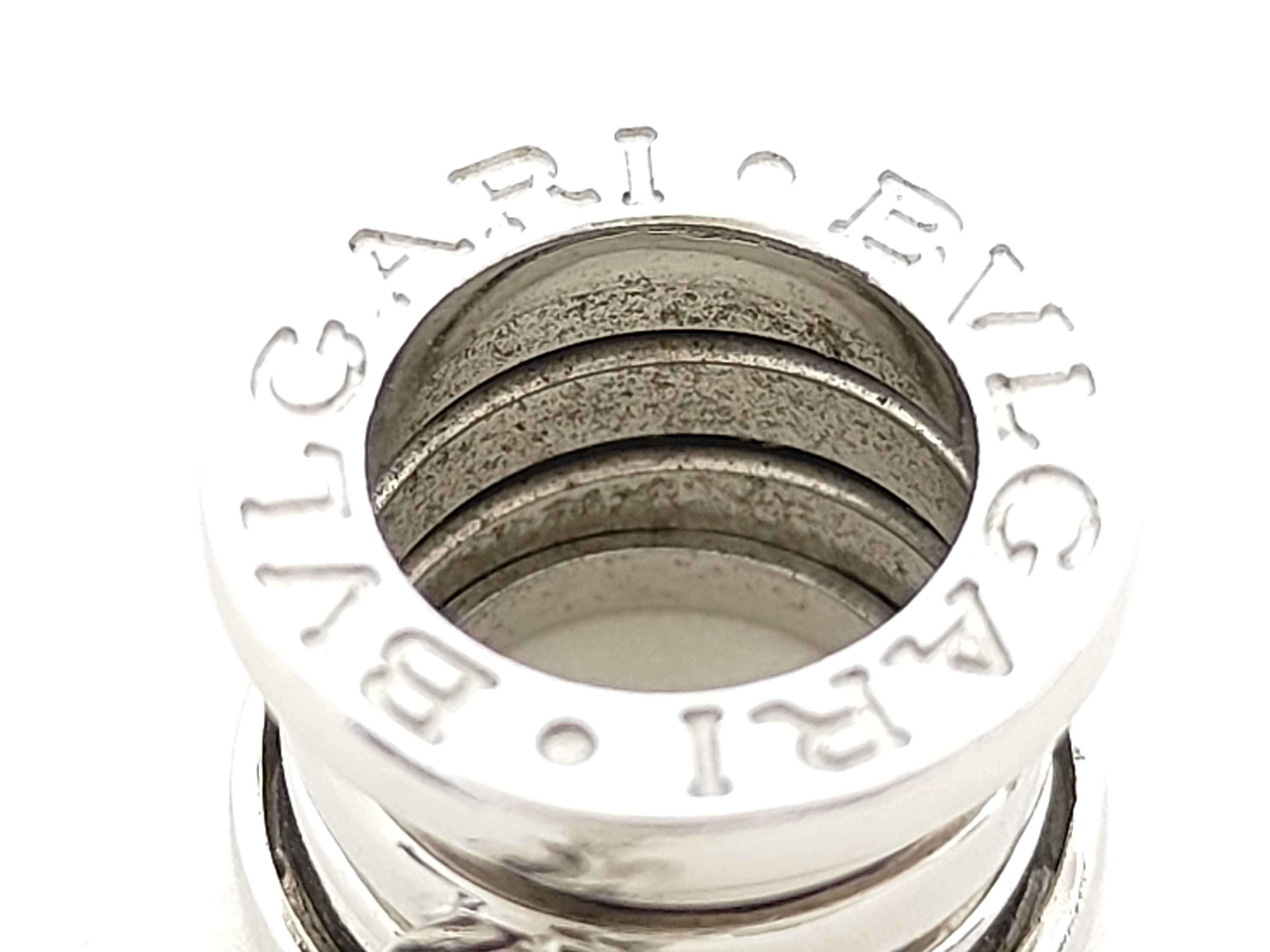 B.Zero1 Bvlgari Bag Charm Bzero1 B.Zero1 Keychain SV925 Silver Key Case/Keychain — view 6