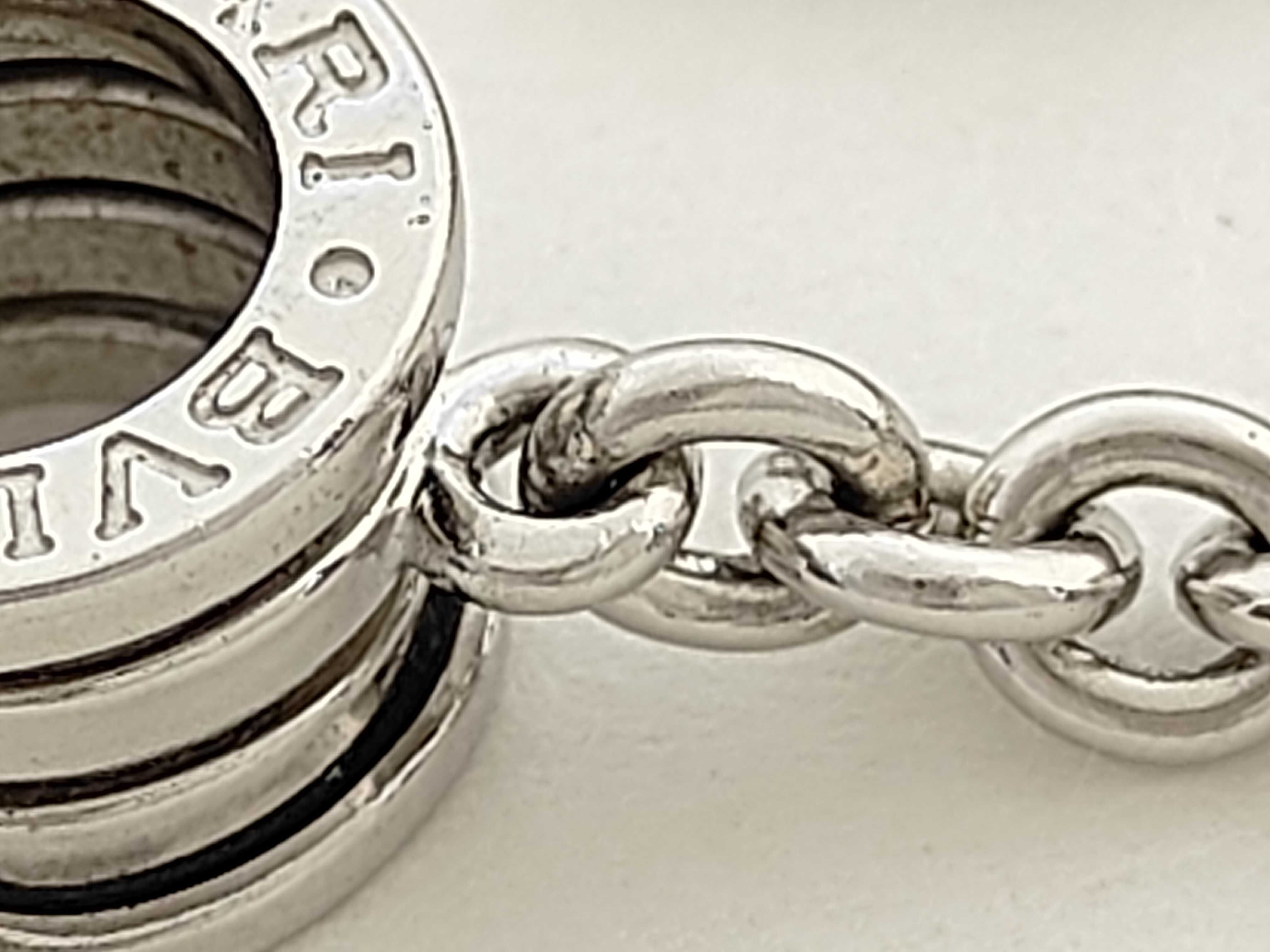 B.Zero1 Bvlgari Bag Charm Bzero1 B.Zero1 Keychain SV925 Silver Key Case/Keychain — view 9