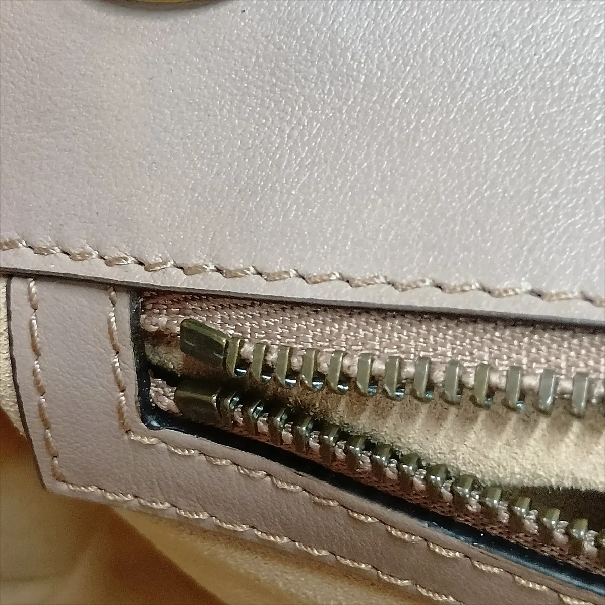 GG Marmont Leather Chain Shoulder Bag, Beige, 443497 — view 11