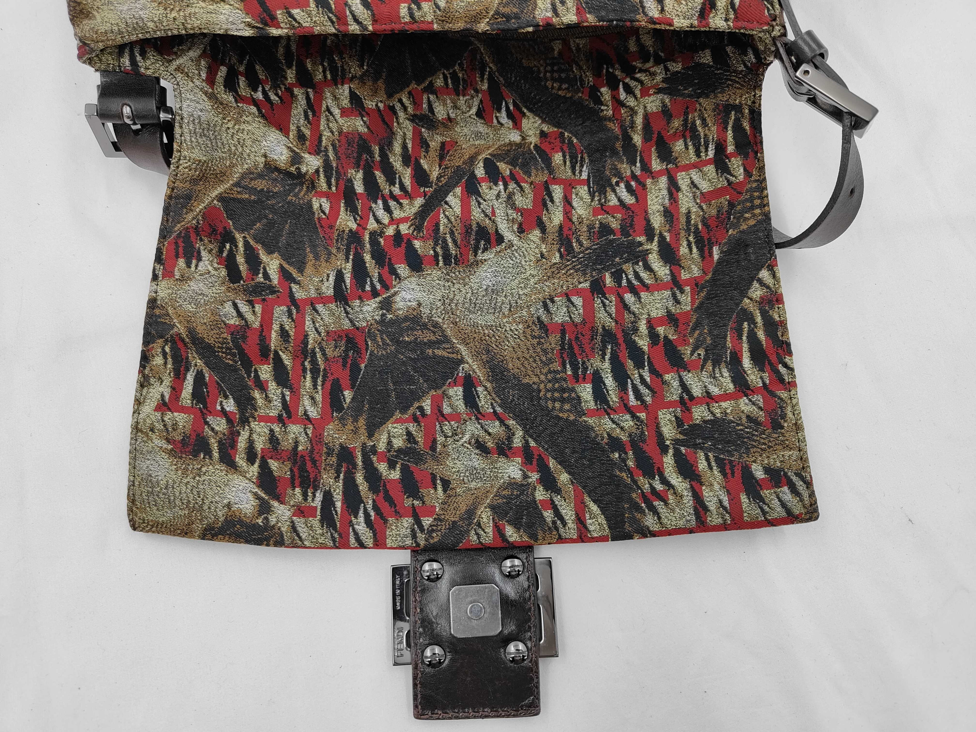 Mamma Baguette Eagle Pattern Canvas Bag — view 4