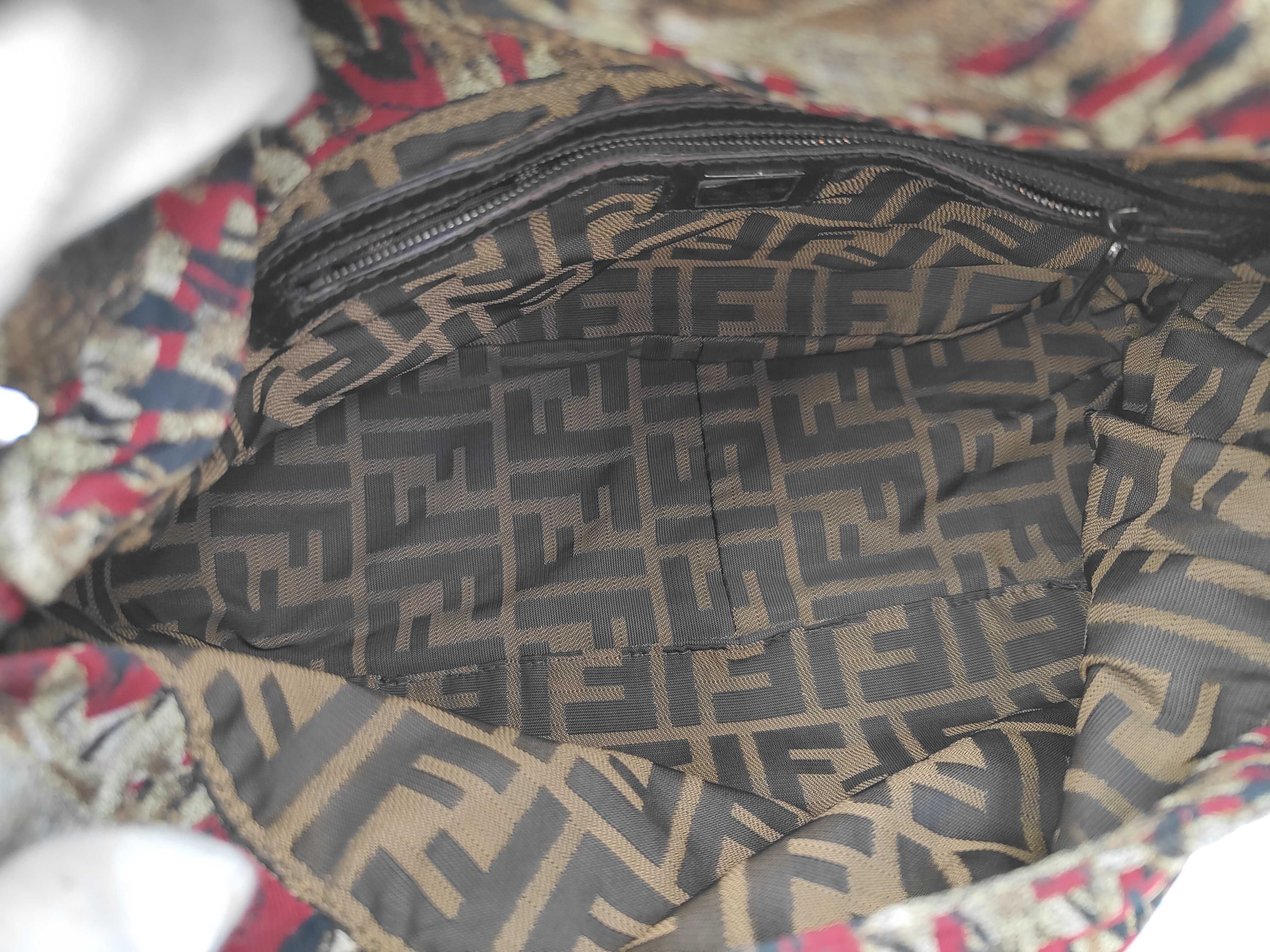 Mamma Baguette Eagle Pattern Canvas Bag — view 9