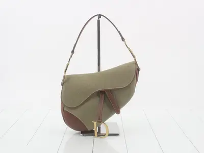 Saddlebag, Canvas/Leather, One-Shoulder Bag