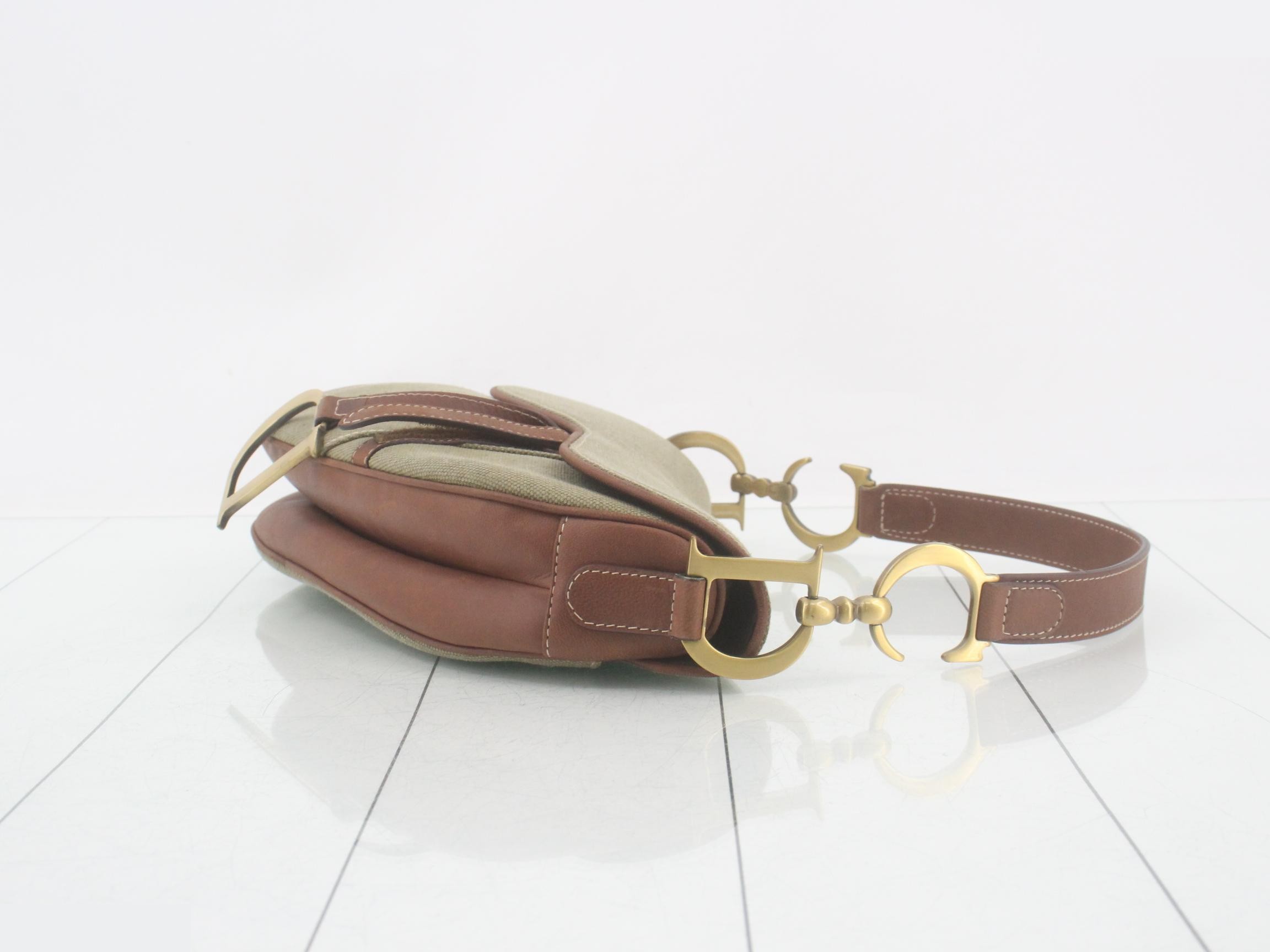 Saddlebag, Canvas/Leather, One-Shoulder Bag — view 3
