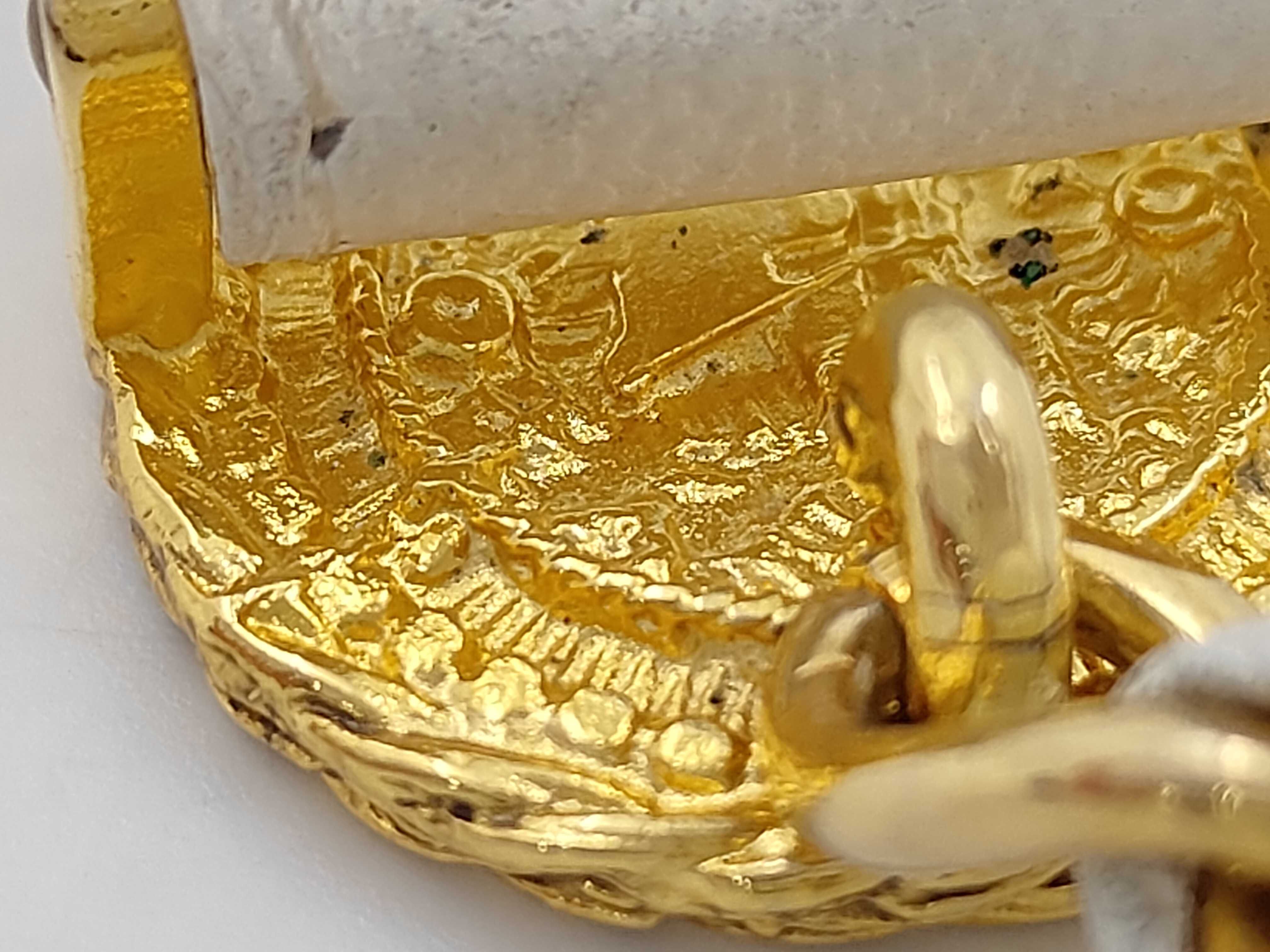 Chain Ribbon Leather Belt with Coco Mark Gold Belt — view 6