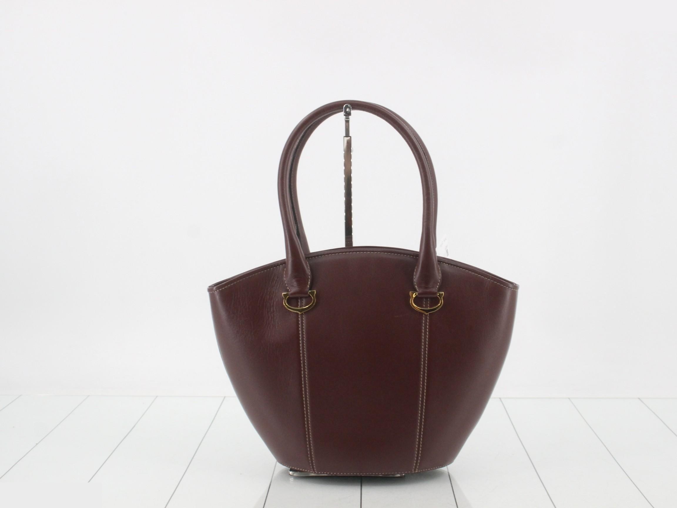 Must Line Handbag, Leather, Bordeaux — view 2