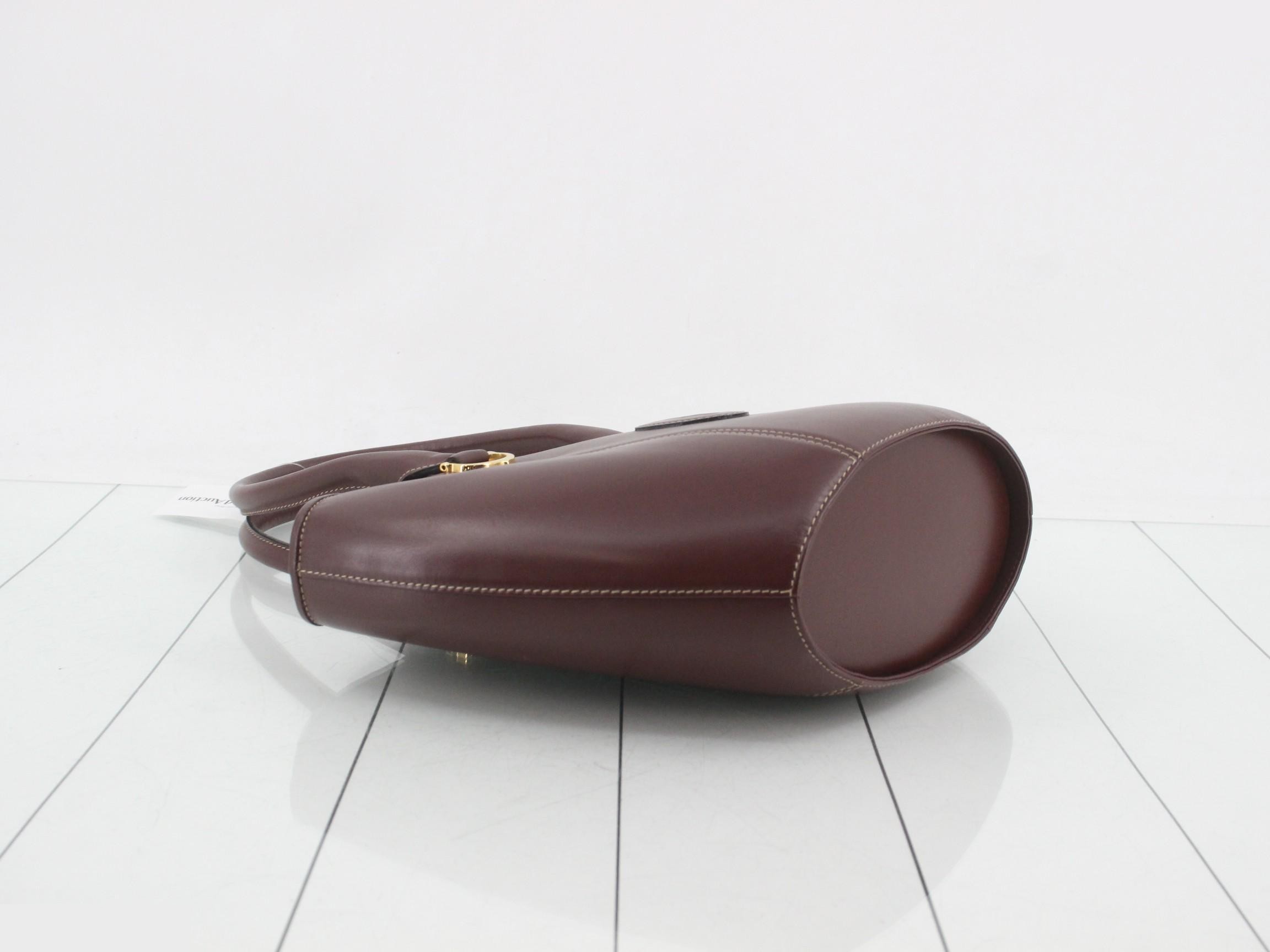 Must Line Handbag, Leather, Bordeaux — view 5
