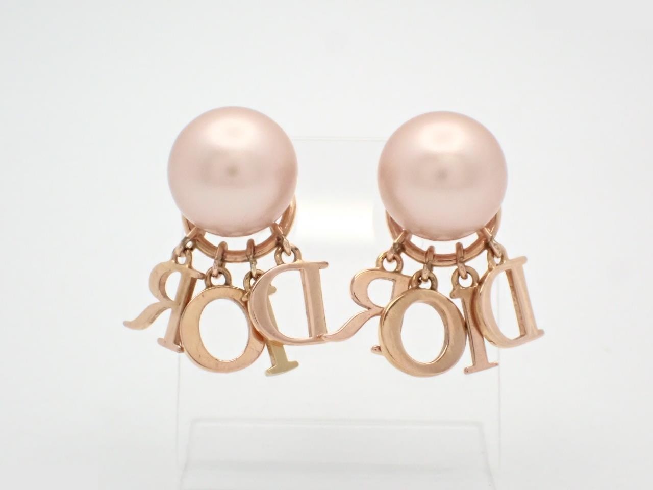Tribal pearl logo pink gold — view 2